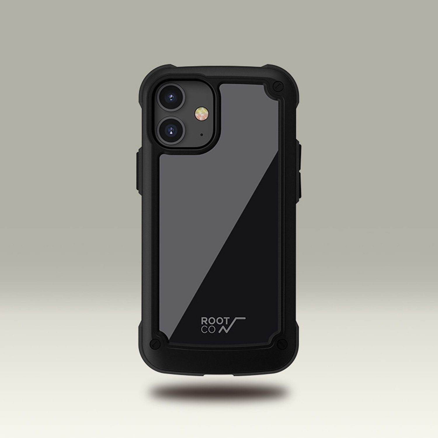 ROOT CO. Gravity Shock Resist Tough & Basic Case for iPhone 12 mini 5.4"(2020), Black Default ROOT CO. 