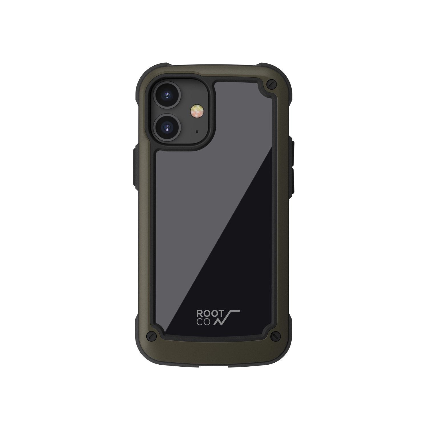 ROOT CO. Gravity Shock Resist Tough & Basic Case for iPhone 12 mini 5.4"(2020), Khaki Default ROOT CO. 