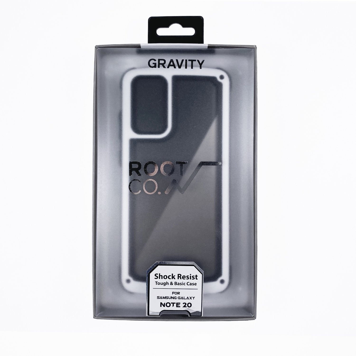 Root Co. Gravity Shock Resist Tough & Basic Case for Samsung Galaxy Note 20, White Default ROOT CO. 