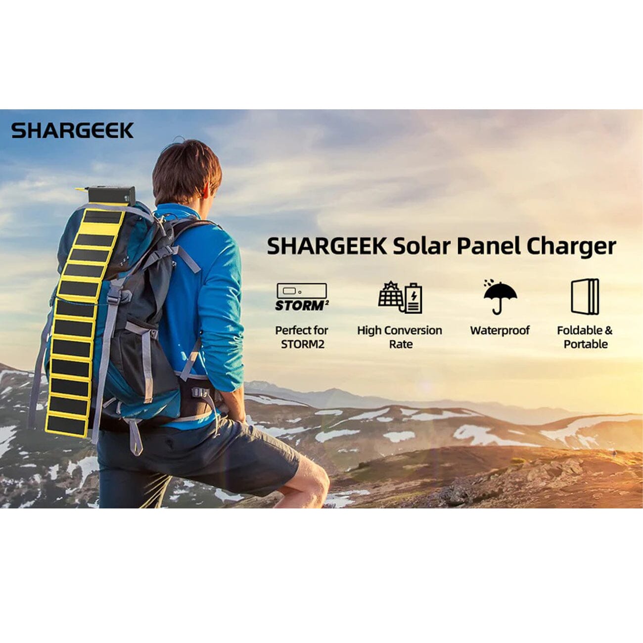 Shargeek Storm 2 Solar Panel ONE2WORLD 