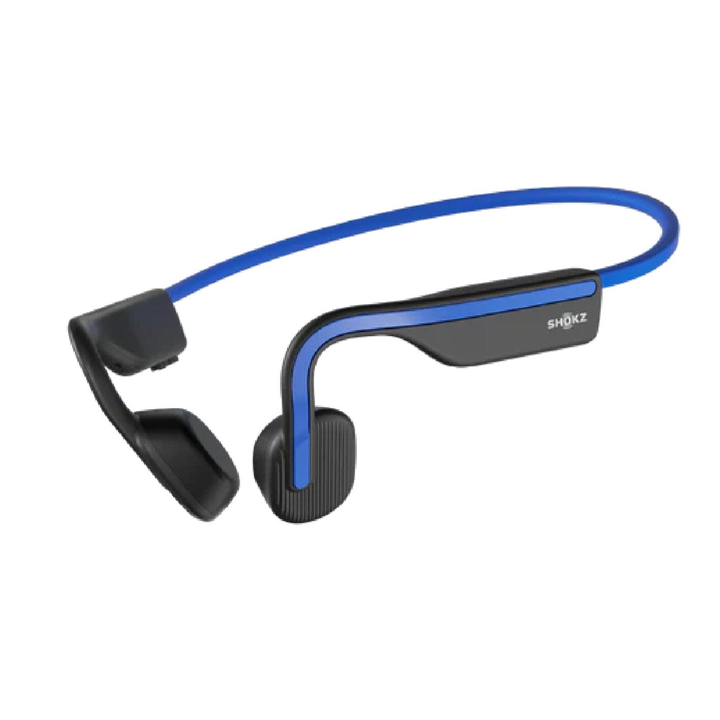 SHOKZ OpenMove - Open-Ear Bluetooth Sport Headphones - Bone Conduction Wireless Earphones - Sweatproof for Running and Workouts, with Sticker Pack ONE2WORLD Blue 