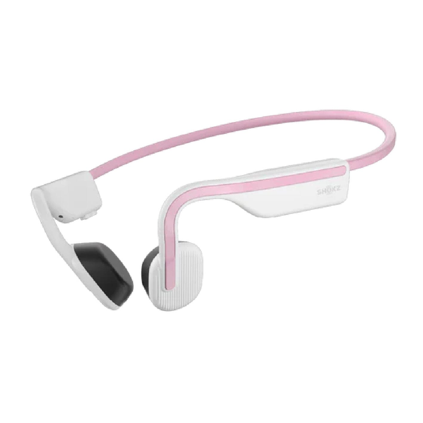 SHOKZ OpenMove - Open-Ear Bluetooth Sport Headphones - Bone Conduction Wireless Earphones - Sweatproof for Running and Workouts, with Sticker Pack ONE2WORLD Pink 