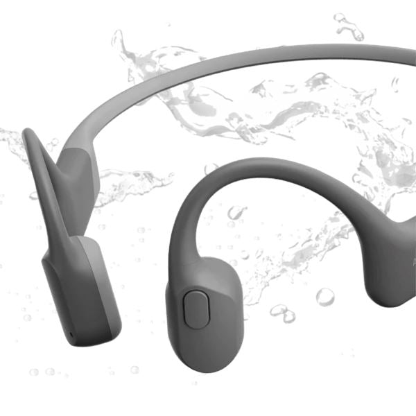 SHOKZ OpenRun (AfterSHOKZ Aeropex) - Open-Ear Bluetooth Bone Conduction Sport Headphones - Sweat Resistant Wireless Earphones for Workouts and Running - Built-in Mic, with Headband SHOKZ 