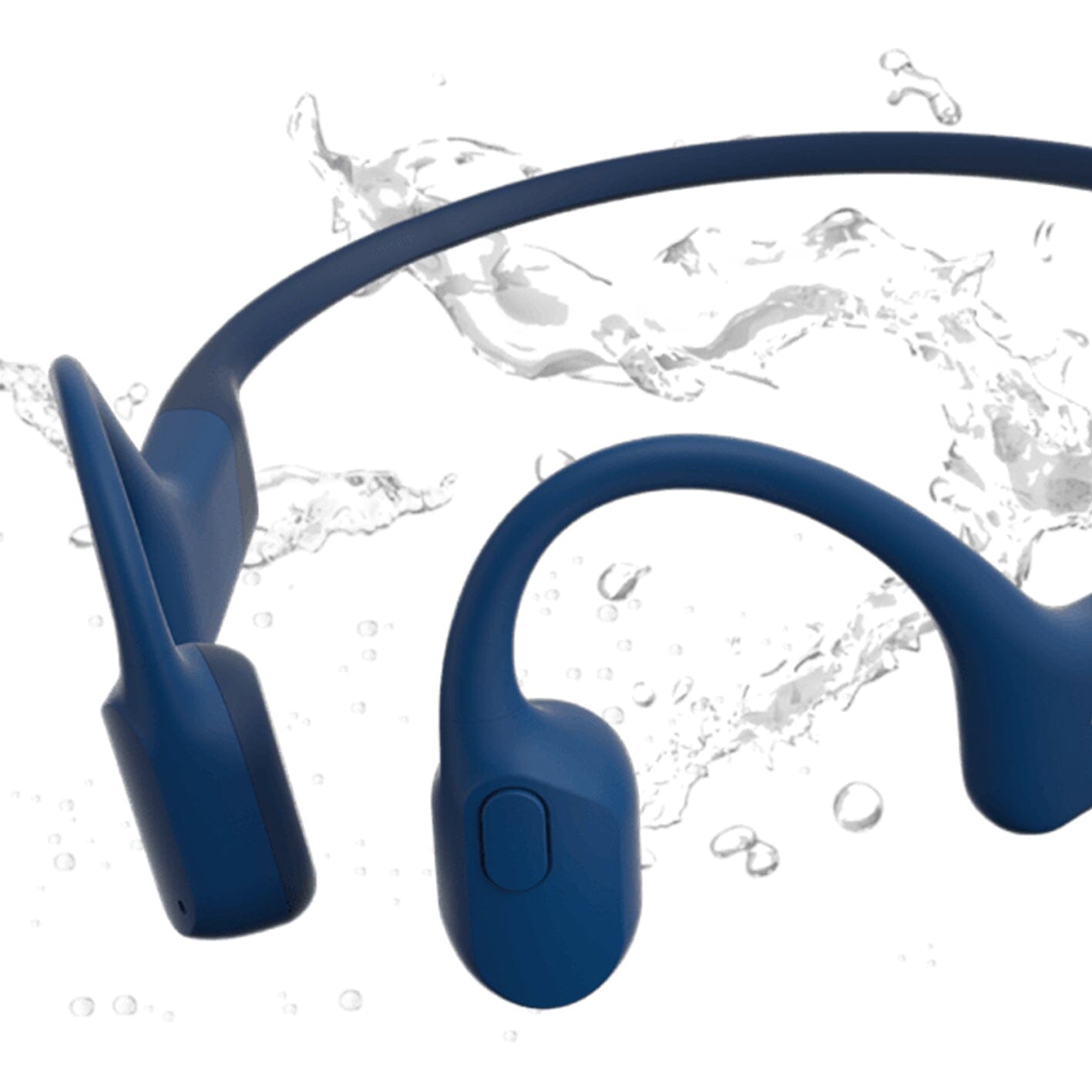 SHOKZ OpenRun Mini (AfterSHOKZ Aeropex Mini) -Bone Conduction Open-Ear Bluetooth Sport Headphones - Waterproof Wireless Earphones for Workouts and Running - Built-in Mic, with Headband ONE2WORLD 
