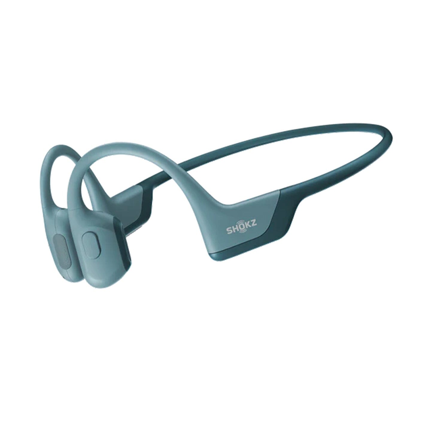SHOKZ OpenRun Pro - Open-Ear Bluetooth Bone Conduction Sport Headphones - Sweat Resistant Wireless E ONE2WORLD Blue 