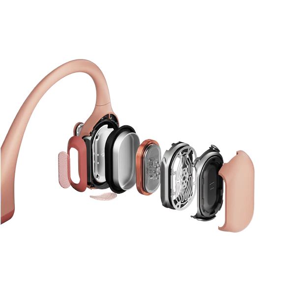 SHOKZ OpenRun Pro - Open-Ear Bluetooth Bone Conduction Sport Headphones - Sweat Resistant Wireless Earphones for Workouts and Running with Premium Deep Base - Built-in Mic, with Hair Band SHOKZ 