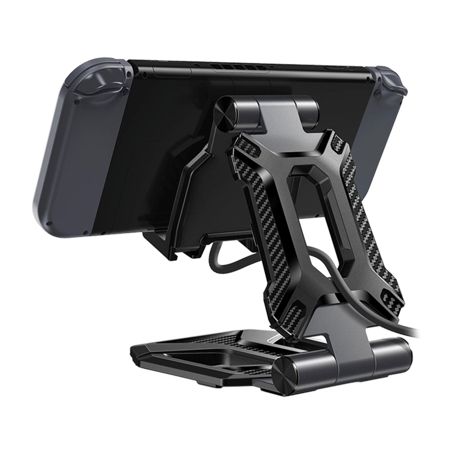 Supcase Heavy Duty Adjustable Desk Stand Holder for Phone Tablet Nintendo Switch Aluminium Foldable Mount Dock Default Supcase Black 