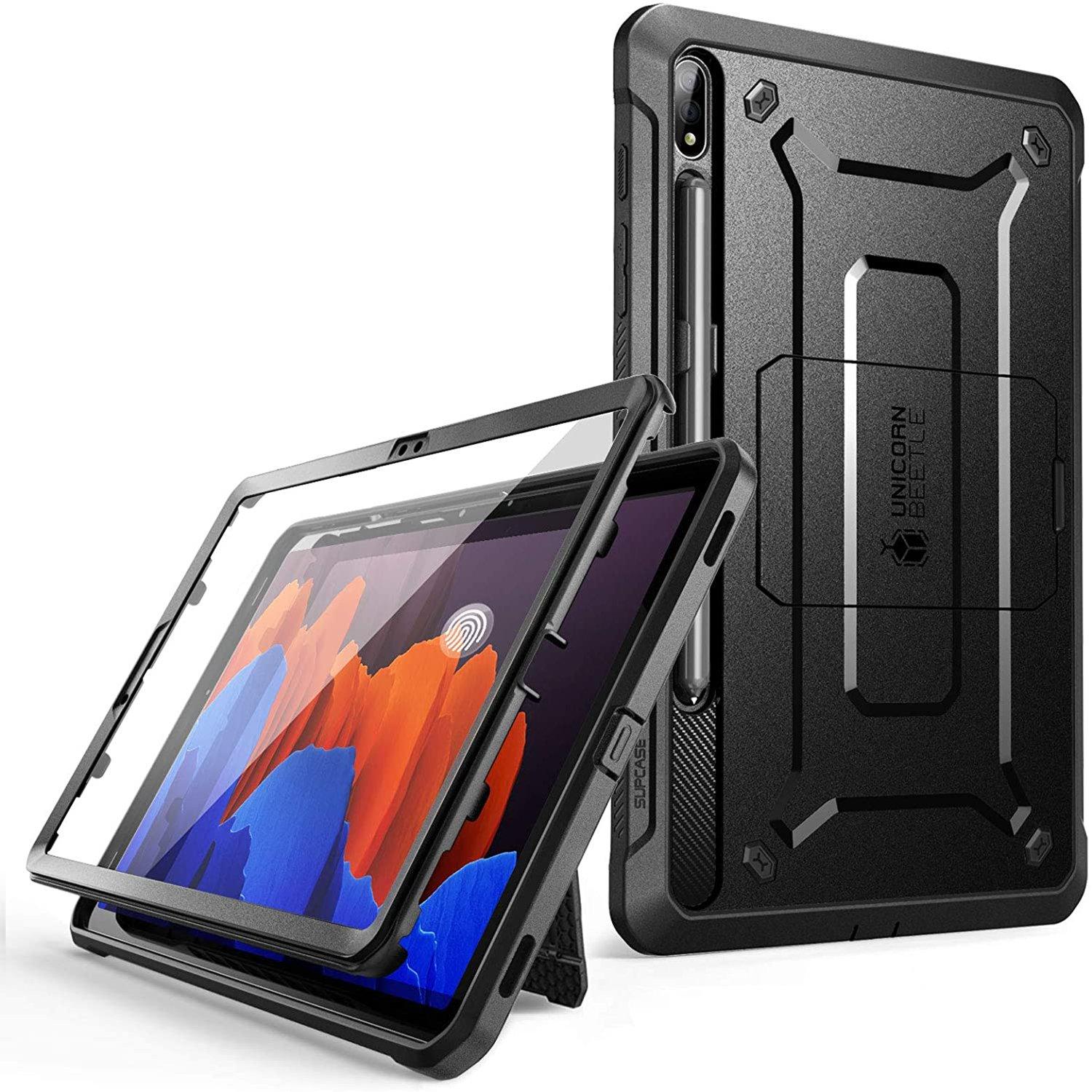 Supcase UB Pro Series Full-Body Rugged Case with Kickstand for Samsung Galaxy Tab S7+(2020)12.4'', Black Default Supcase Default 