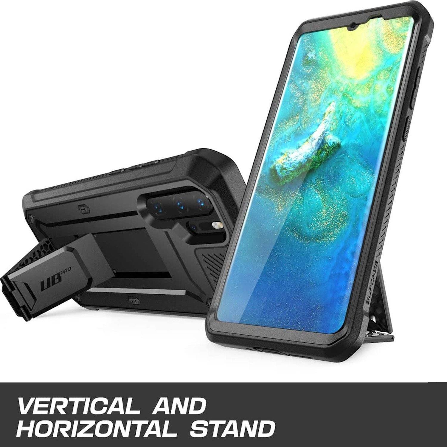 Supcase UB Pro Series Full-Body Rugged Holster Case for Huawei P30 Pro(With Build-in Screen Protector), Black Huawei Case Supcase 