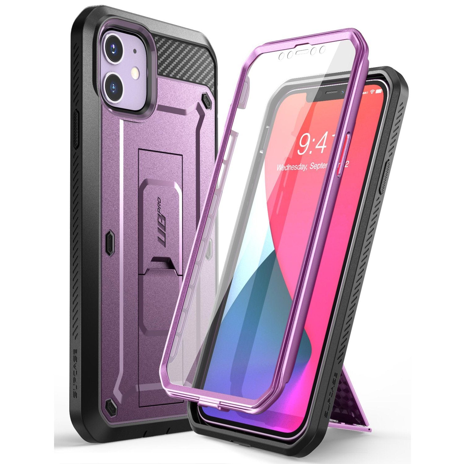 Supcase Unicorn Beetle Pro Series Full-Body Rugged Holster Case for iPhone 12 mini 5.4"(2020)(With Build-in Screen Protector)