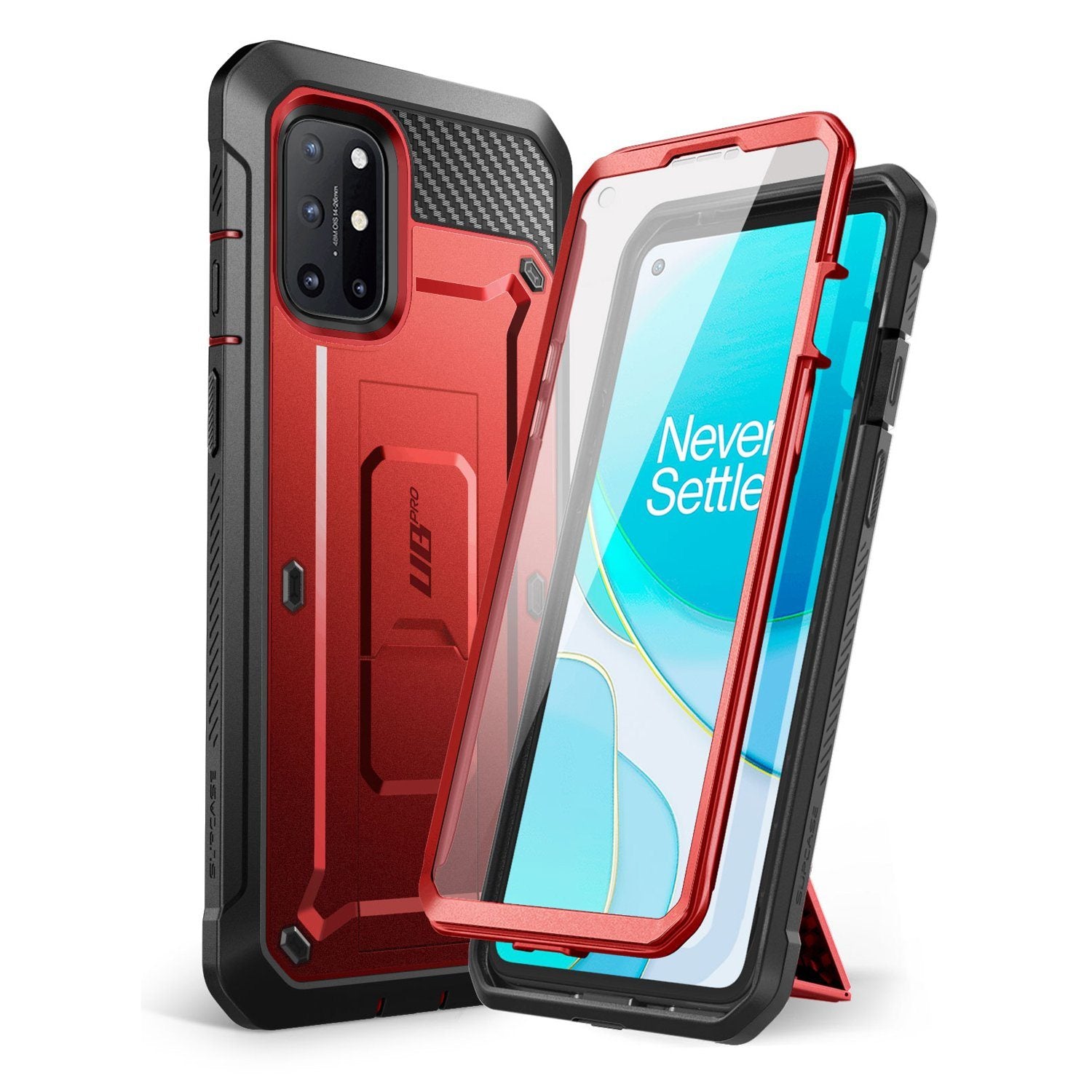 Supcase Unicorn Beetle Pro Series Full-Body Rugged Holster Case for Oneplus 8T (With Built-in Screen Protector)
