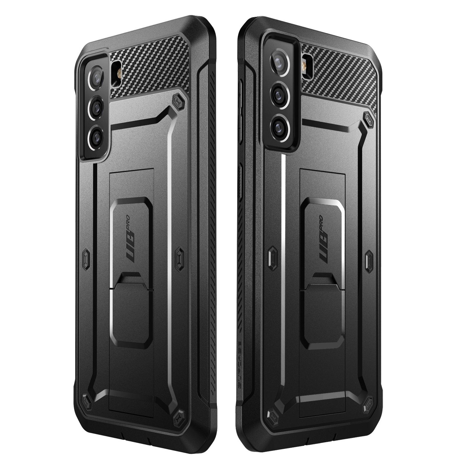 Supcase UB Pro Series Full-Body Rugged Holster Case for Samsung Galaxy S21+(without built-in Screen Protector), Black S21 Supcase 