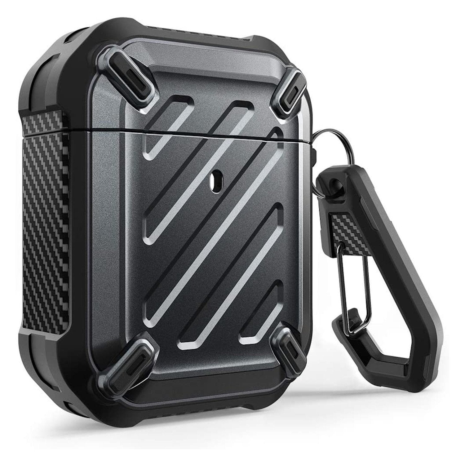 Supcase UB Pro Series Full-Body Rugged Protective Case for AirPods 1/2, Black AirPods Case Supcase Black 
