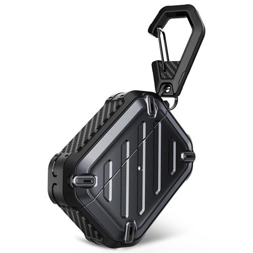 Supcase UB Pro Series Full-Body Rugged Protective Case with Carabiner for AirPods 3 Default Supcase Black 