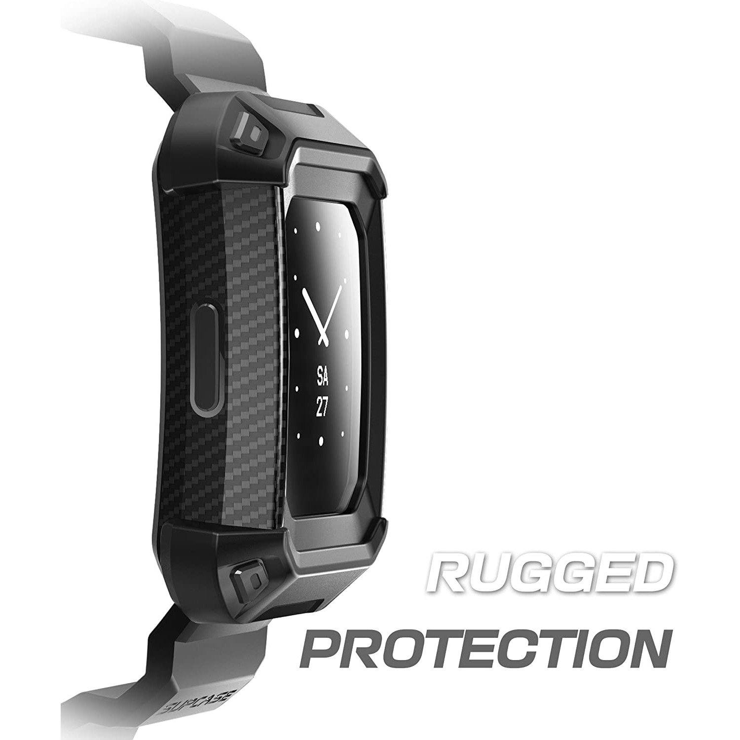 Supcase UB Pro Series Rugged Protective Wristband Case for Fitbit Charge 3, Black Fitbit Case Supcase 