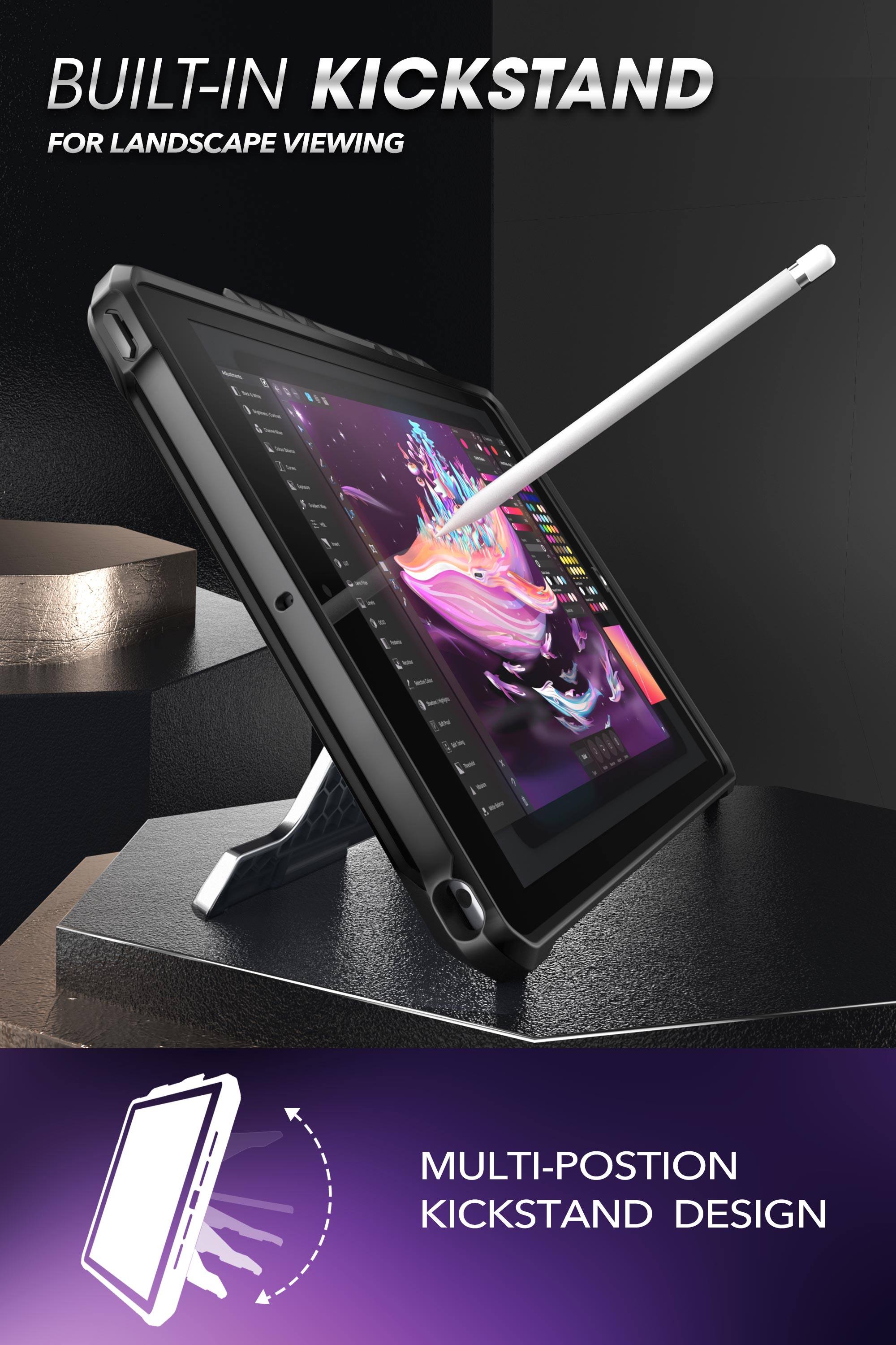 SUPCASE Apple iPad Pro 12.9 inch (2021) Unicorn Beetle Pro Rugged CASE-BLAC