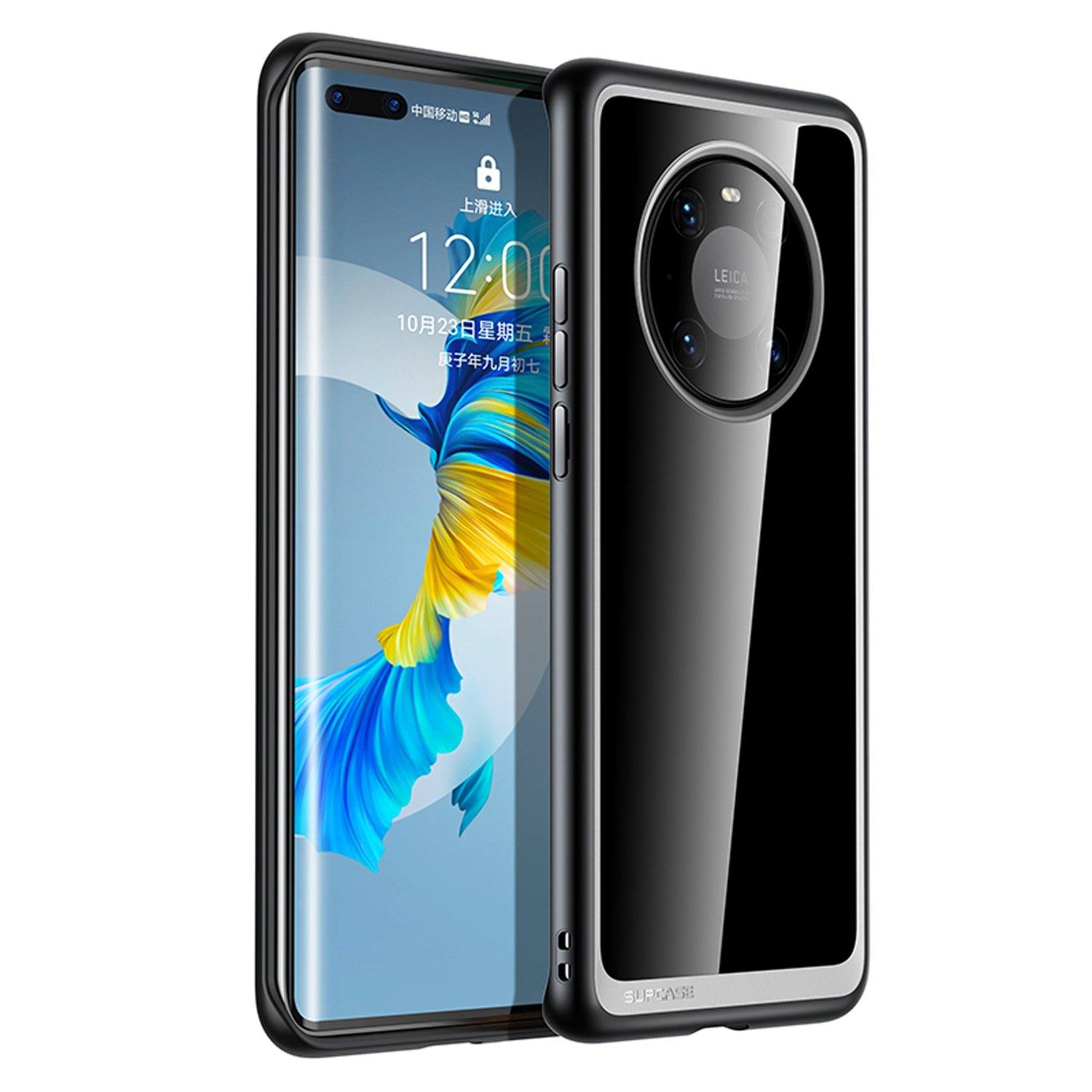 Supcase UB Style Series Hybrid Protective Clear Case for Huawei Mate 40 Pro, Black Mate 40 Pro Supcase 