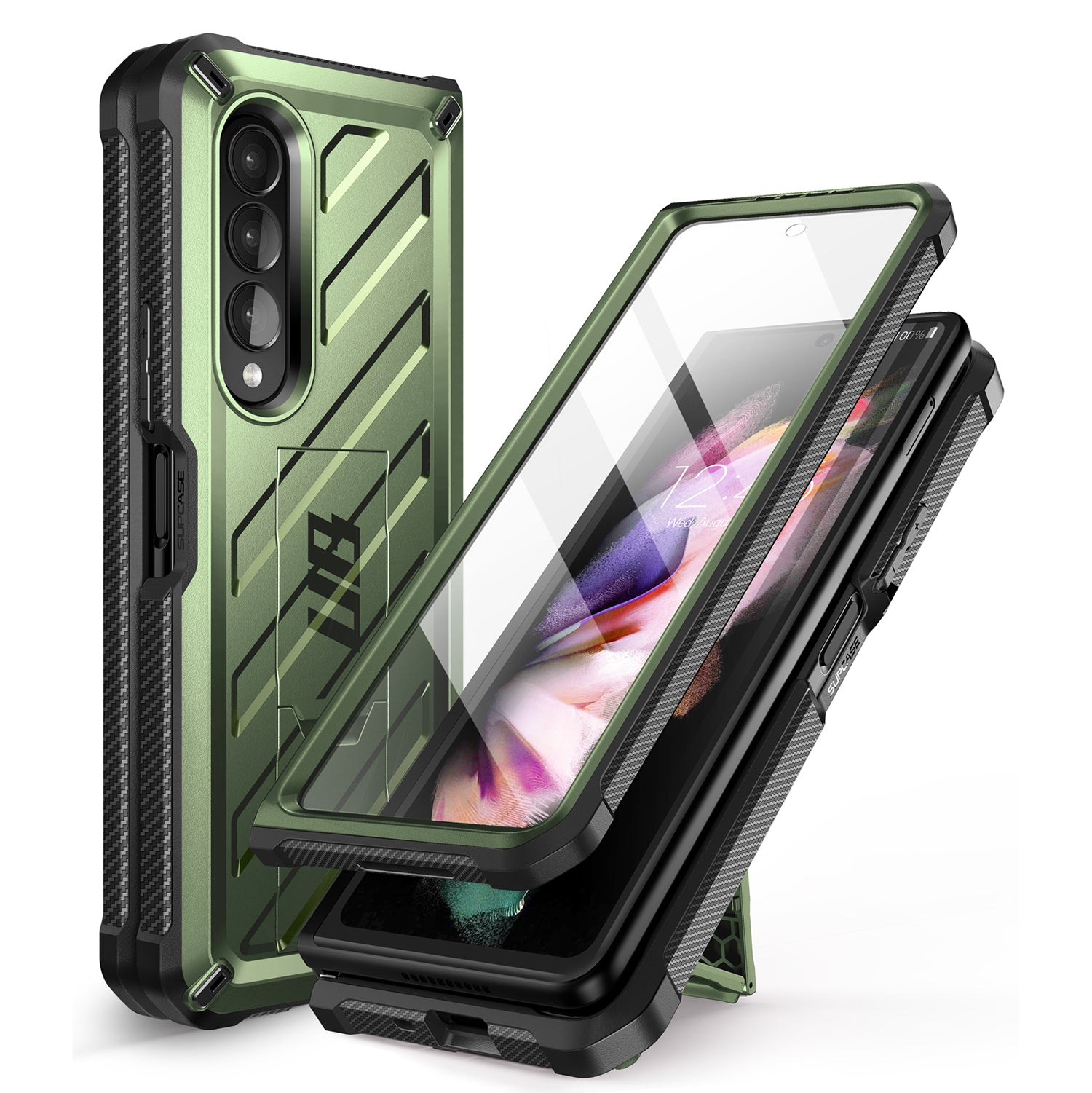 Supcase Unicorn Beetle Case for Galaxy Z Fold 5G (2022), Rugged Belt