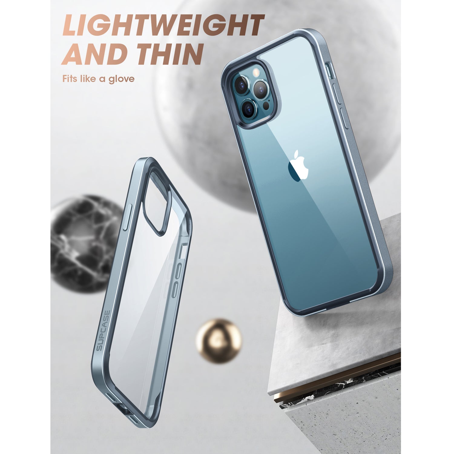 Supcase Unicorn Beetle Edge Series Slim Frame Case with TPU Inner Bumper for iPhone 13 Series (2021)(With Build-in Screen Protector)