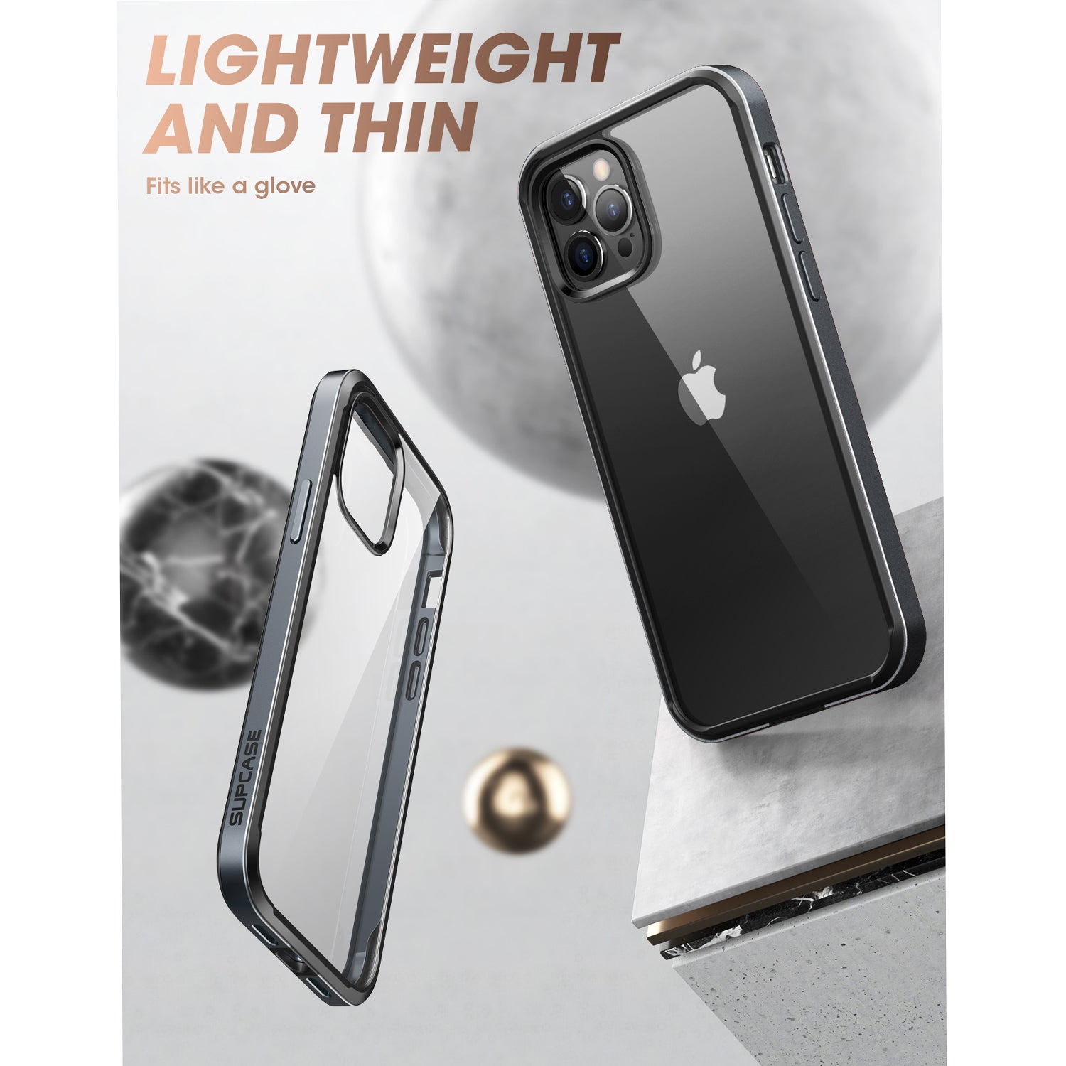 Supcase Unicorn Beetle Edge Series Slim Frame Case with TPU Inner Bumper for iPhone 13 Series (2021)(With Build-in Screen Protector)