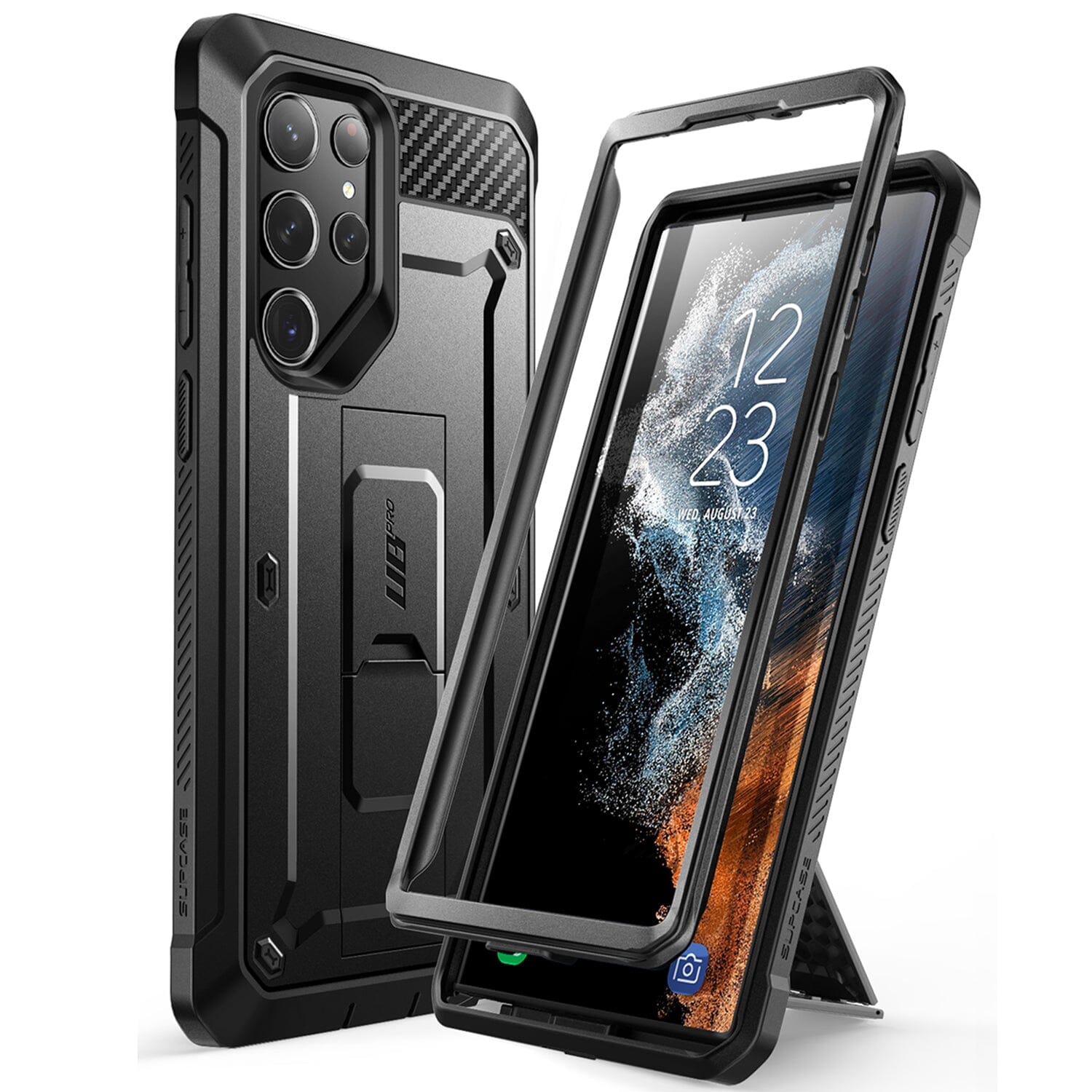 SUPCASE Unicorn Beetle Pro Series Case Designed for Galaxy S23 Series 5G (2023 Release), Full-Body Dual Layer Rugged Holster & Kickstand Case Without Built-in Screen Protector ONE2WORLD 