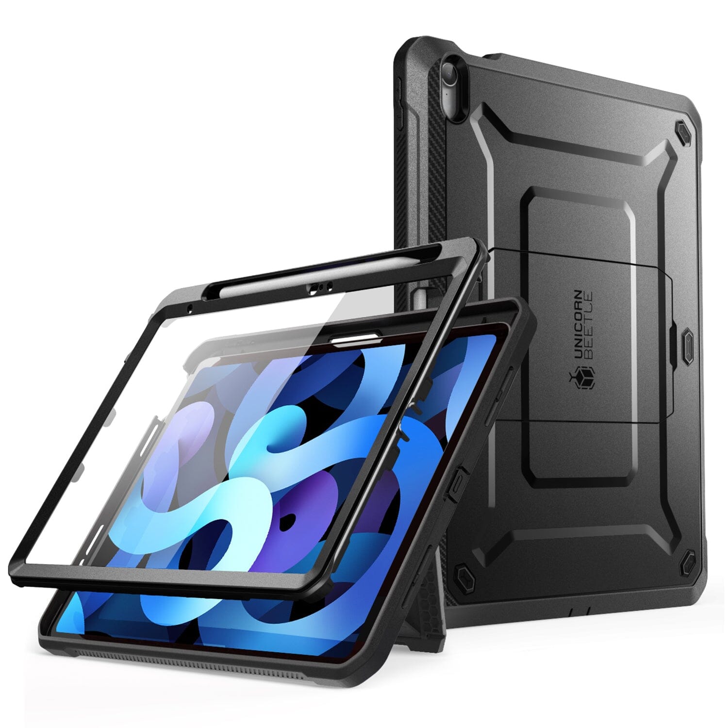 SUPCASE Unicorn Beetle Pro Series Case Designed for iPad 10th Generation, with Built-in Screen Protector and Dual Layer Full Body Rugged Protective Case for iPad 10.9 Inch 2022 iPad Case Supcase Black 