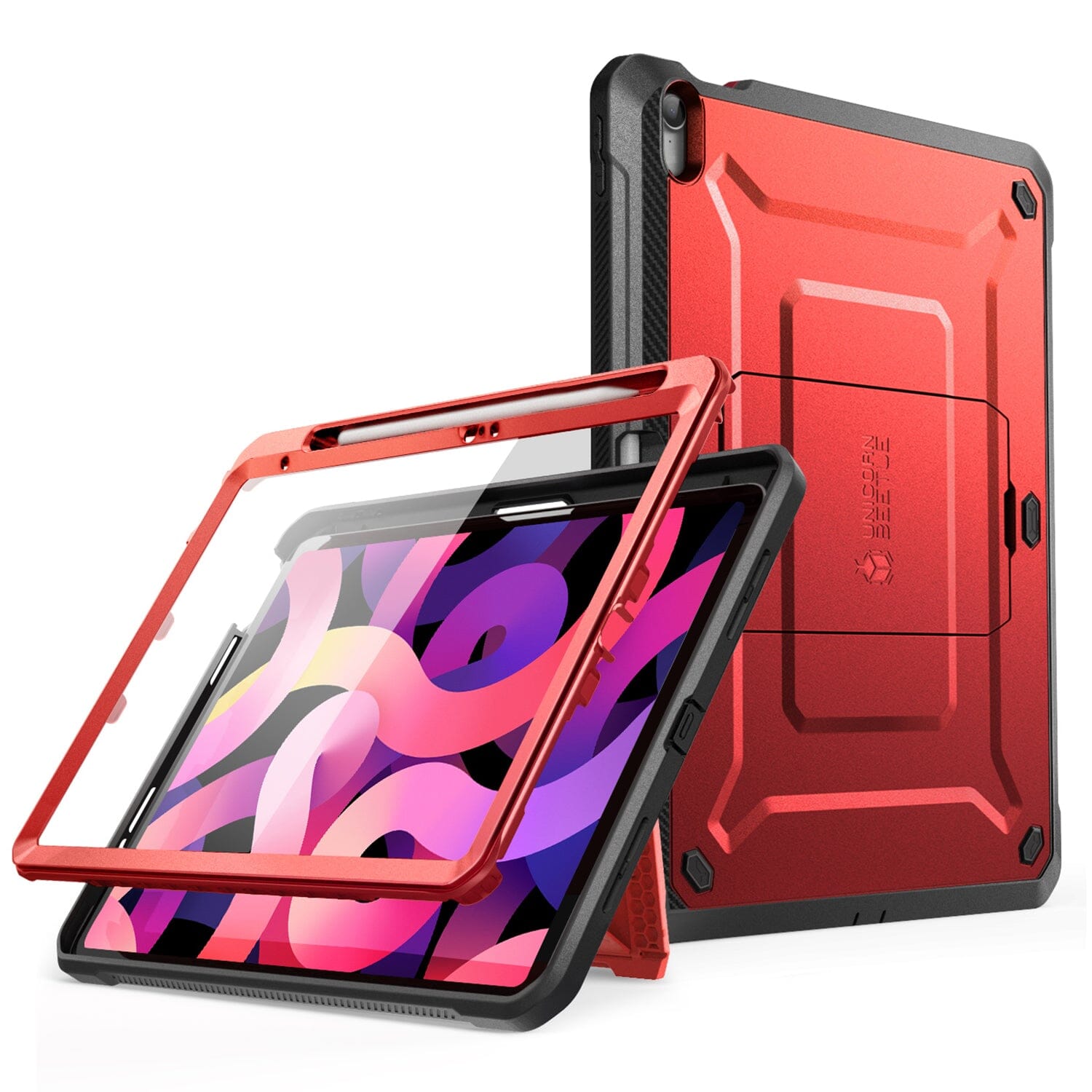 SUPCASE Unicorn Beetle Pro Series Case Designed for iPad 10th Generation, with Built-in Screen Protector and Dual Layer Full Body Rugged Protective Case for iPad 10.9 Inch 2022 iPad Case Supcase Ruddy 