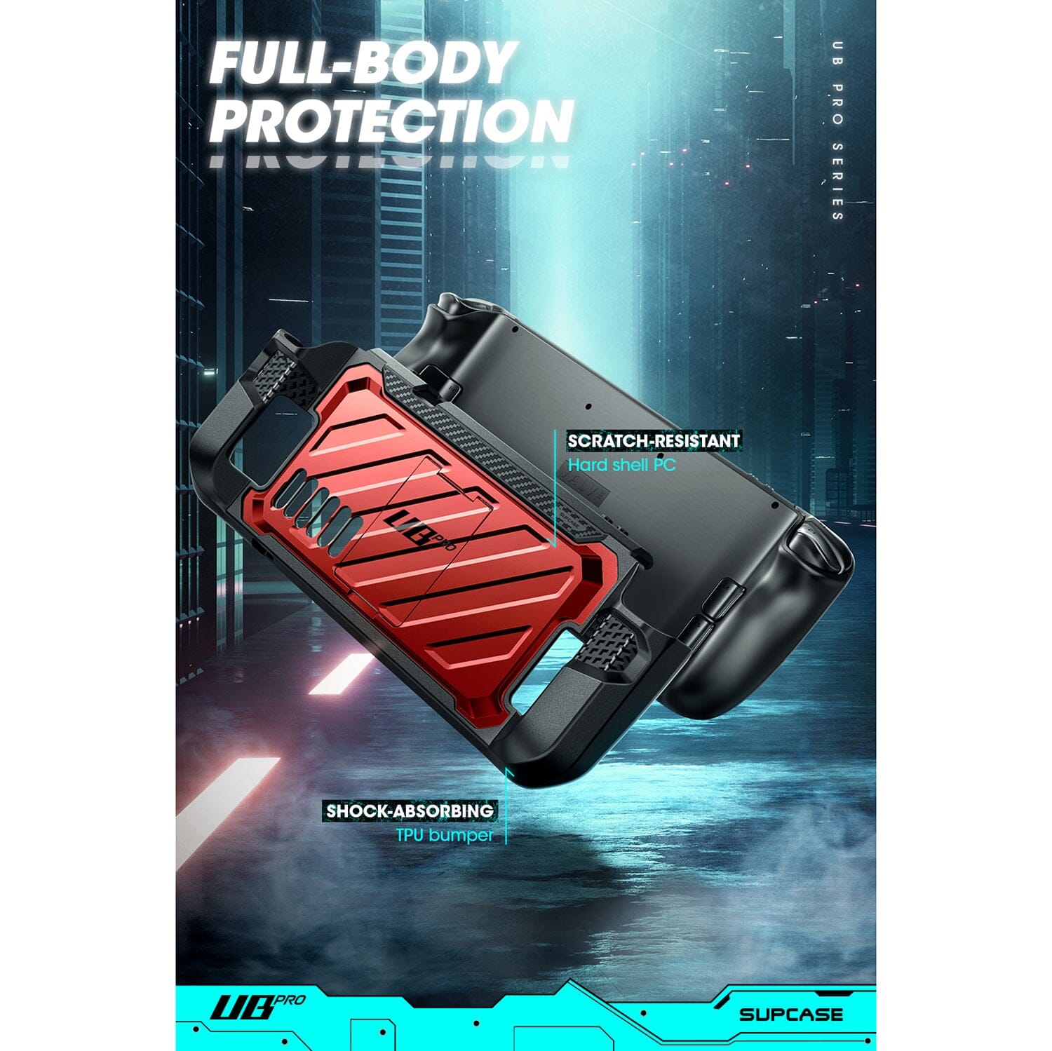 SUPCASE Unicorn Beetle Pro Series Case for Steam Deck (2022), Rugged Slim Protective Case with Kickstand Case Supcase 
