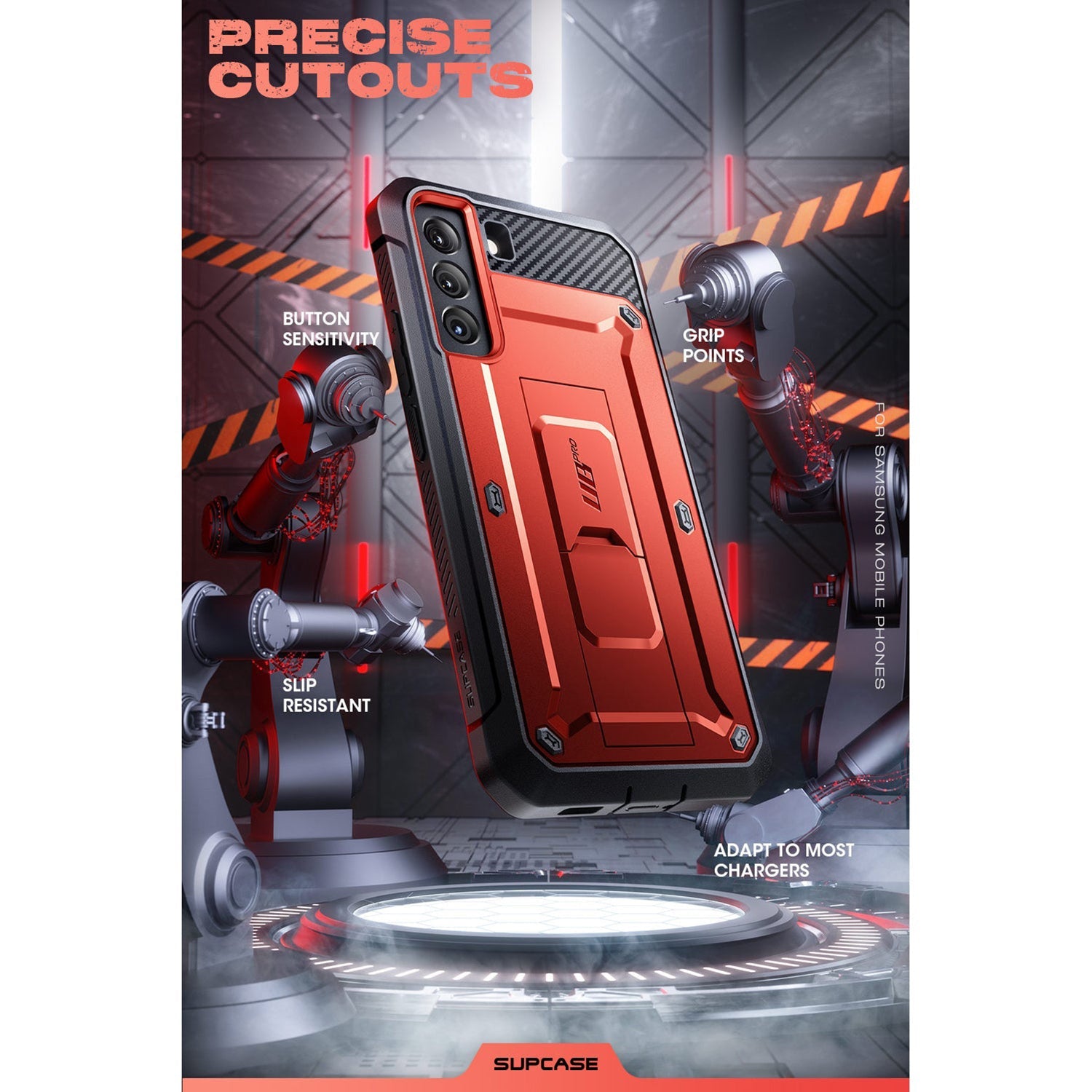 Supcase Unicorn Beetle Pro Series Full-Body Rugged Holster Case for Samsung Galaxy S22 5G(without built-in Screen Protector) Default Supcase 