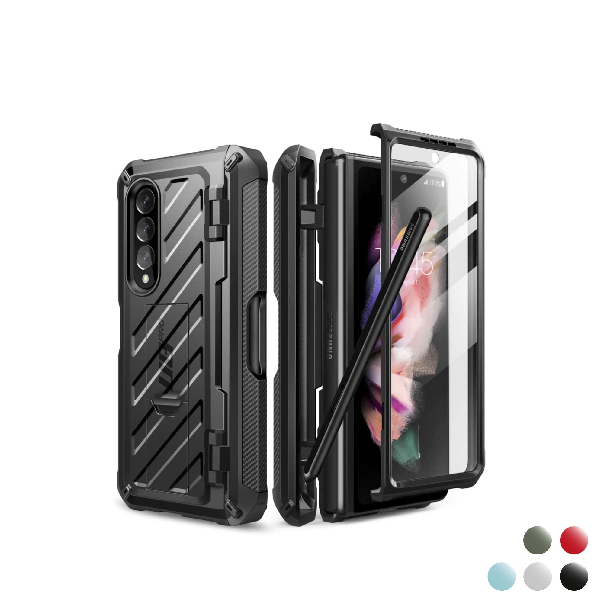 Supcase Unicorn Beetle Pro Series Full-Body Rugged Holster Case for Samsung Galaxy Z Fold 3 5G (2021)(With Build-in Screen Protector) Default Supcase 