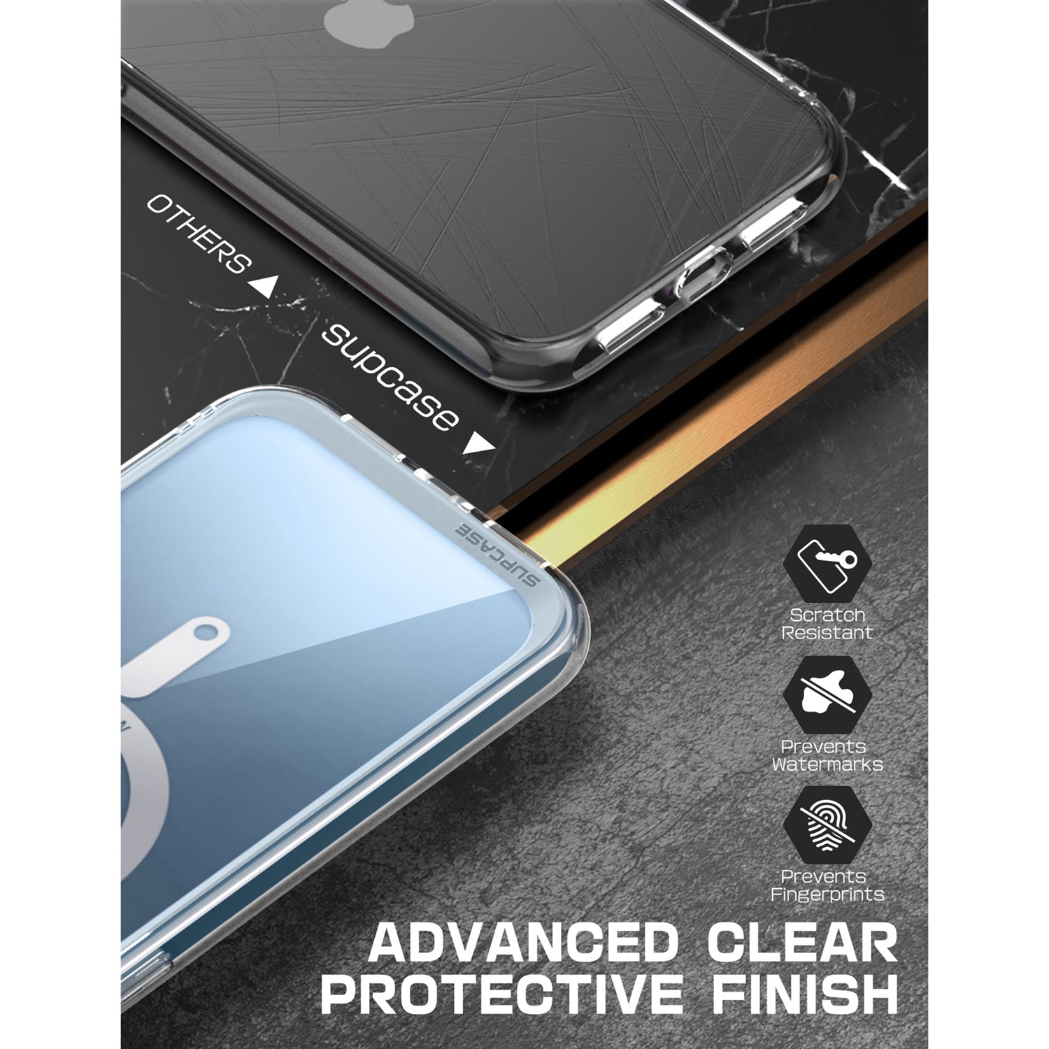 Supcase Unicorn Beetle Style Series Hybrid Protective Clear Case for iPhone 13 Pro 6.1"(2021) Compatible with MagSafe Default Supcase 