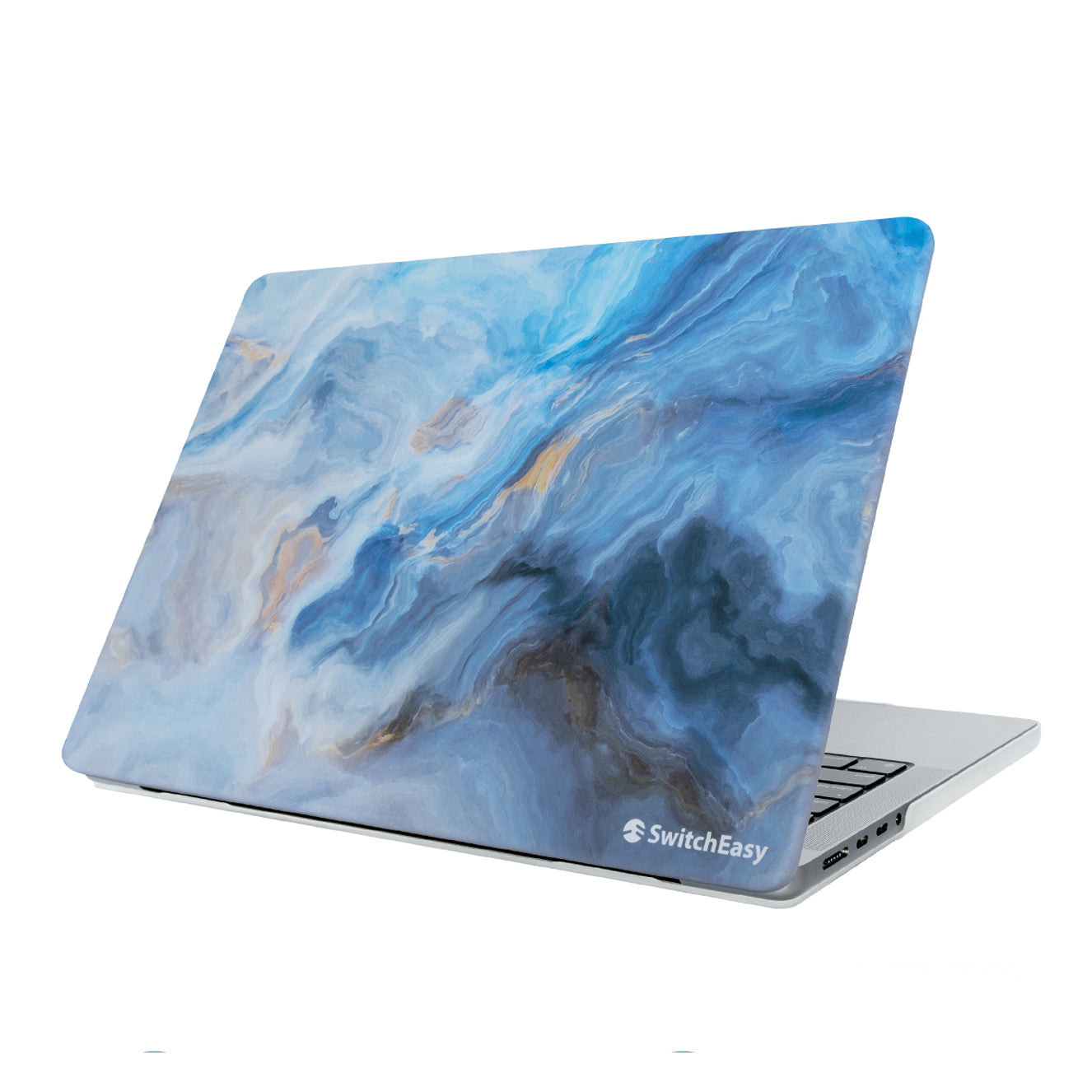 SwitchEasy Marble MacBook Protective Case for MacBook Pro 13"(M1/Intel) Default SwitchEasy Marine Blue 