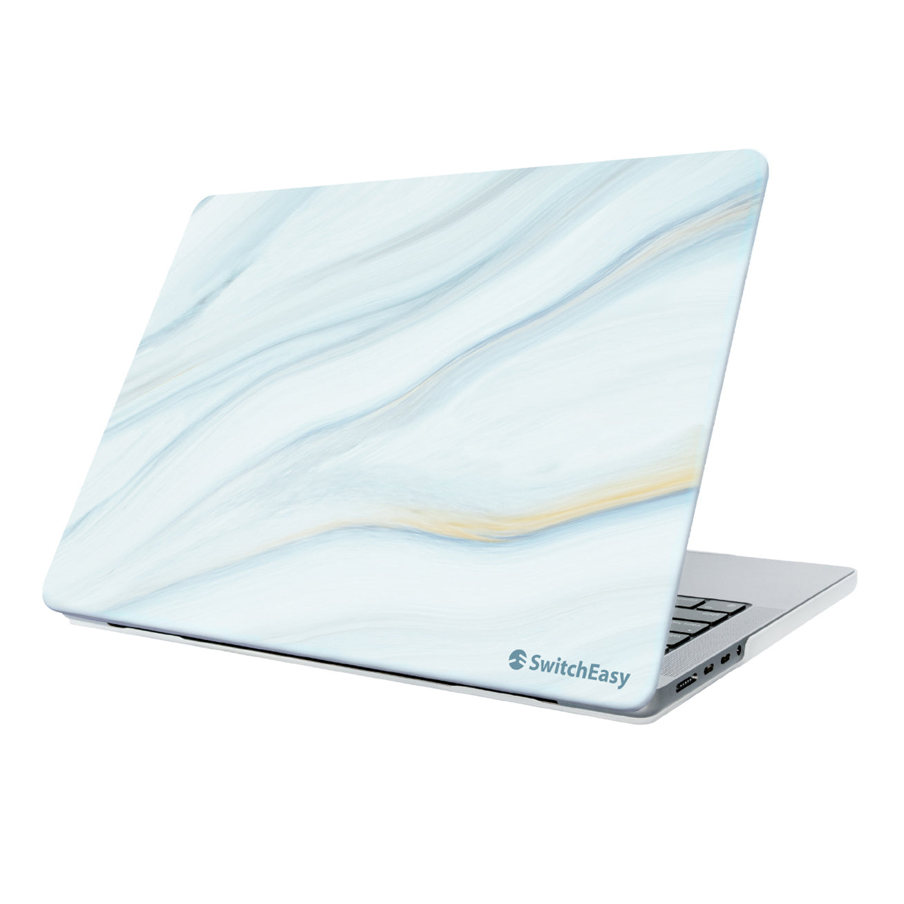 SwitchEasy Marble MacBook Protective Case for MacBook Pro 14"(2021) Default SwitchEasy Cloudy White 