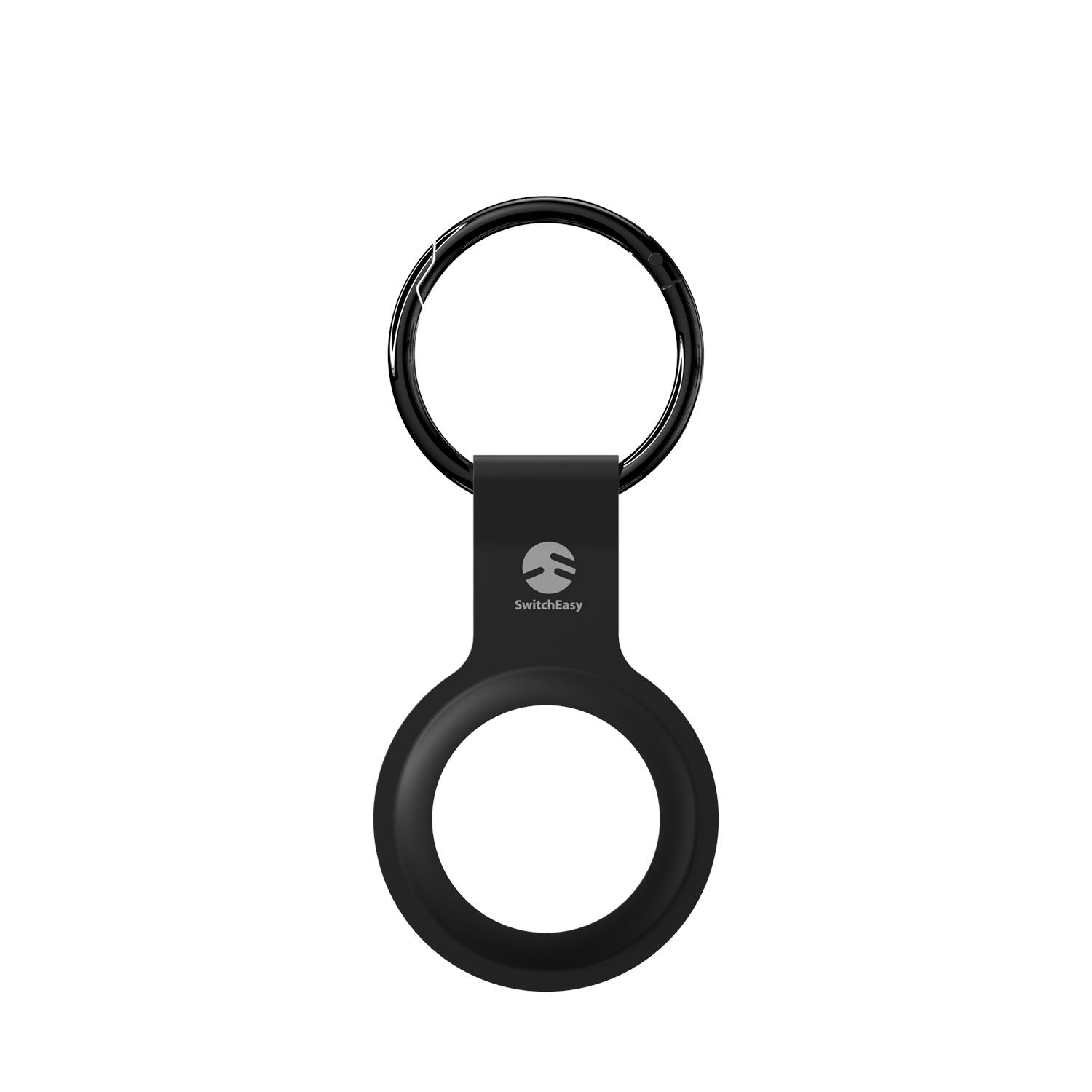 Switcheasy Skin Silicone Keyring For AirTag, Black Default Switcheasy 