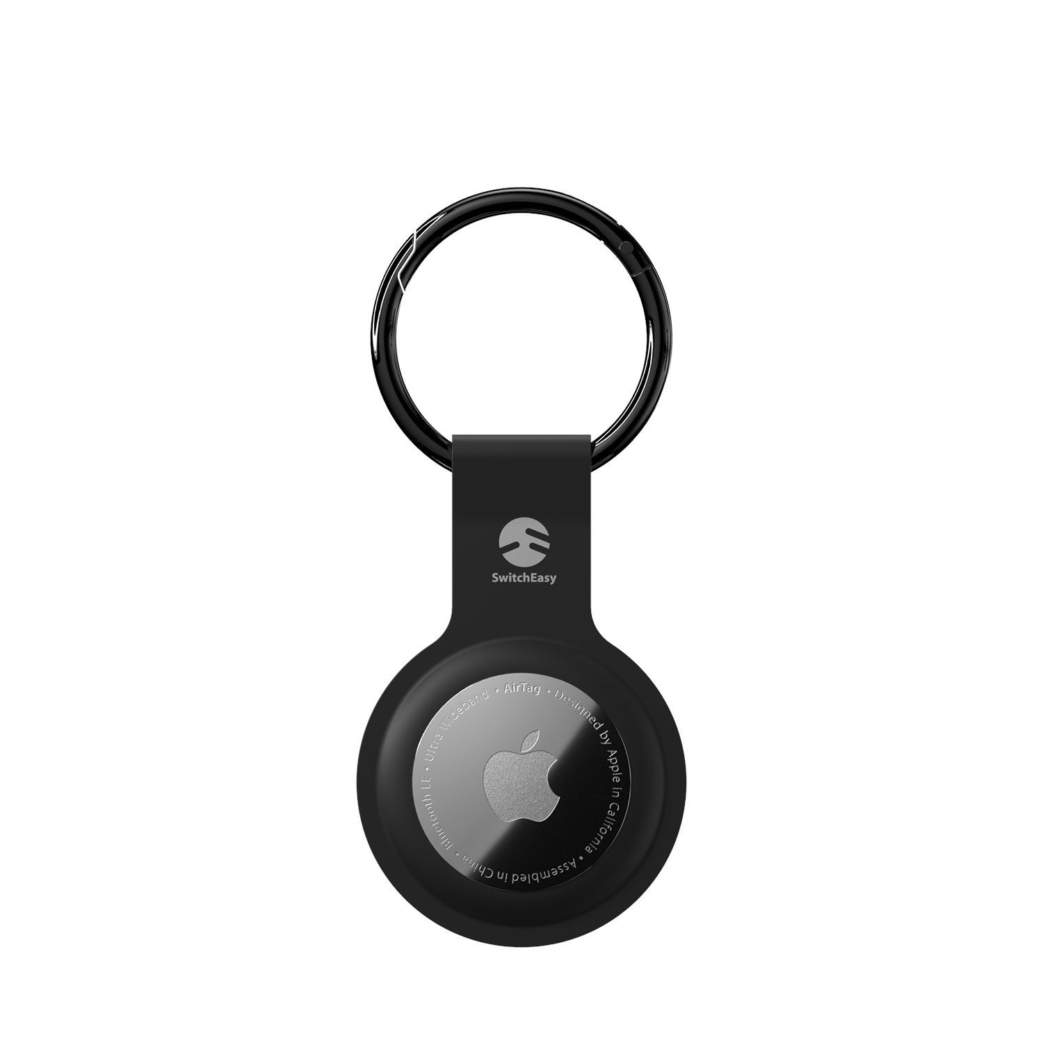 Switcheasy Skin Silicone Keyring For AirTag, Black Default Switcheasy Default 