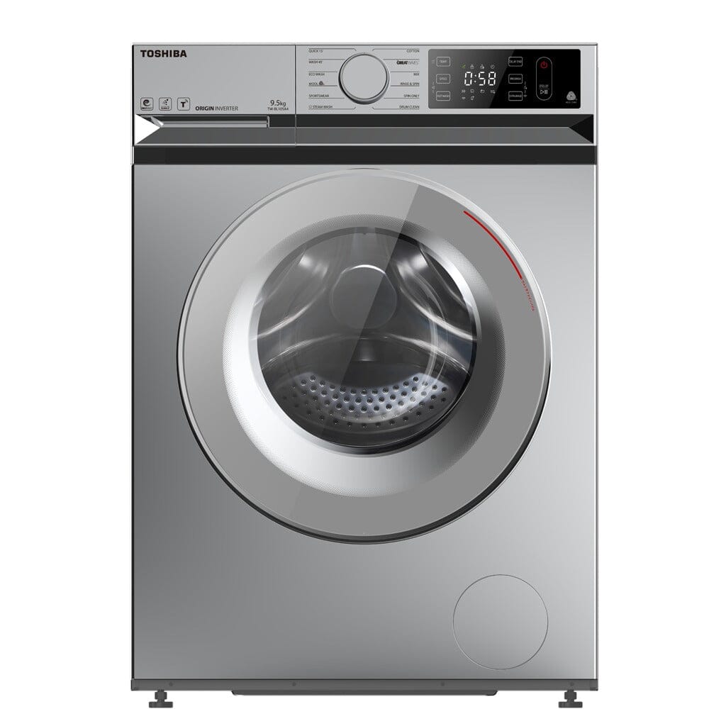 Toshiba 10.5kg T11 TW-BL115A2S Dark Silver Front Load Washing Machine with Wi Fi Control, Water Efficiency 4 Ticks Toshiba 