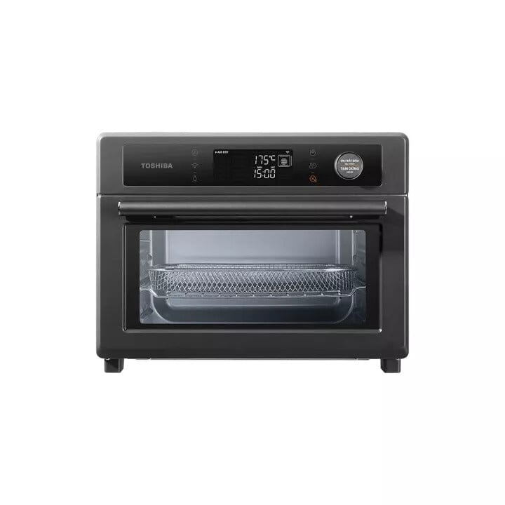 Toshiba 25L Air Fry Oven Remote Control with TSmartLife APP,TL2-SAC25GZC(GR) ONE2WORLD Black 