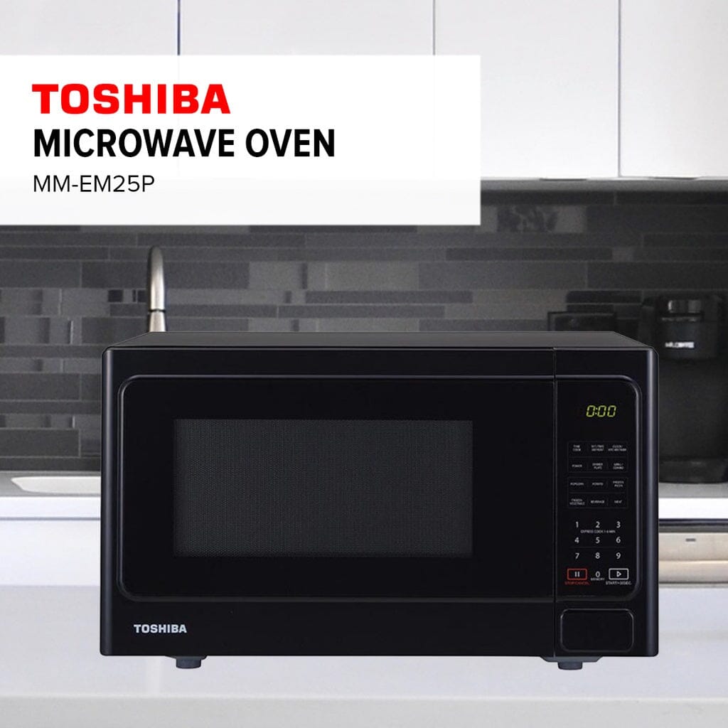 Toshiba 25L MM-EM25P Solo Microwave Oven Toshiba 