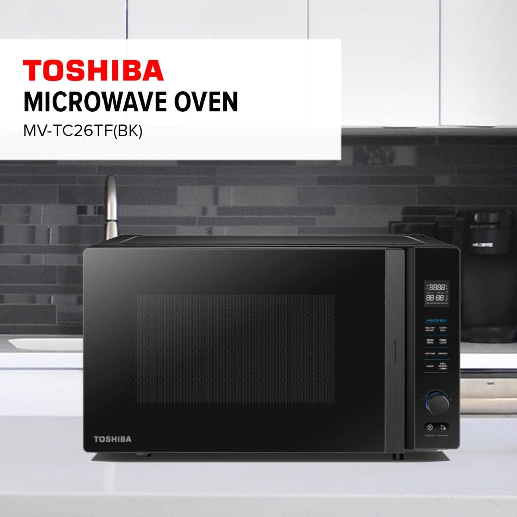 Toshiba 26L MV-TC26TF(BK) 4-in-1 Convection + Grill + Air Fry + Microwave Oven Toshiba 