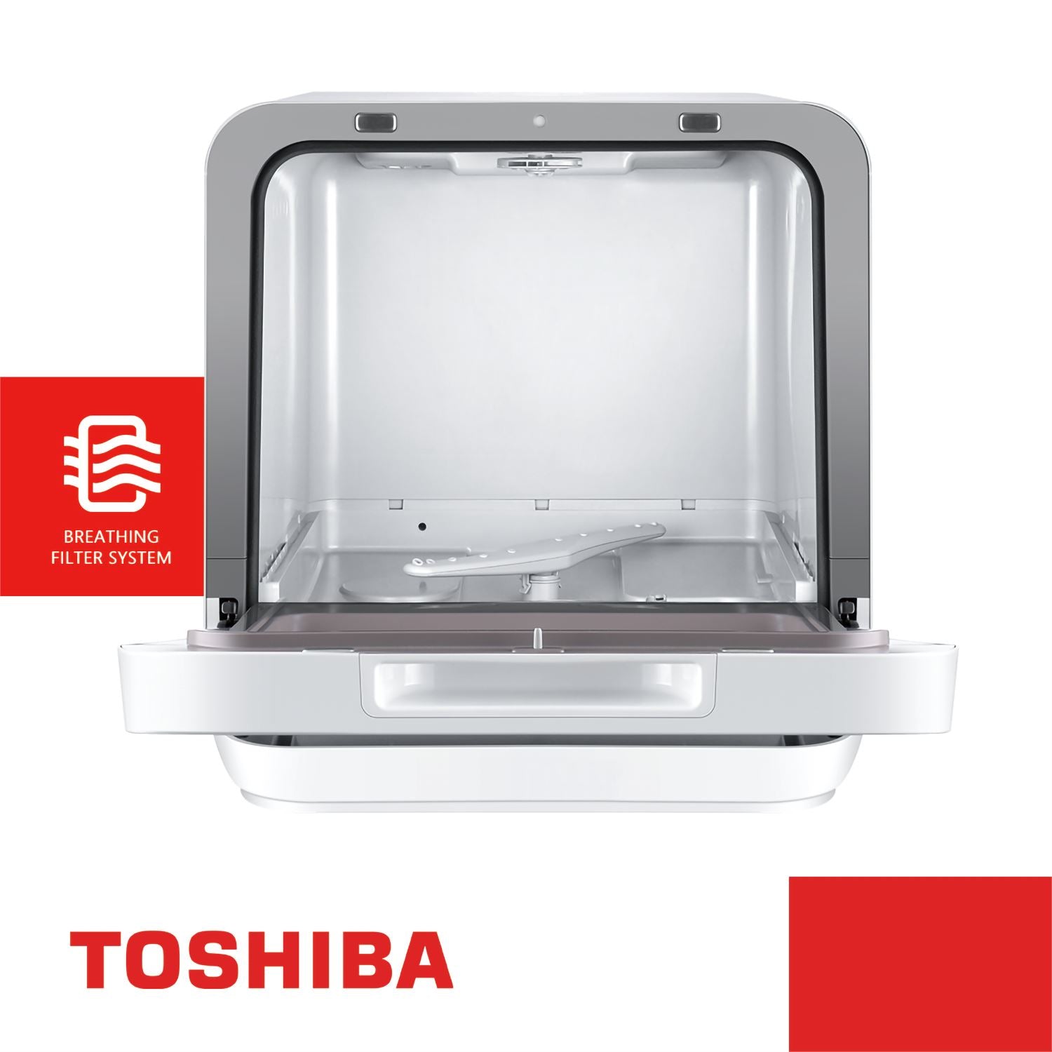 Toshiba 5L Multiple Purposes Portable Dishwasher,Black,DWS-22ASG(K) Toshiba 