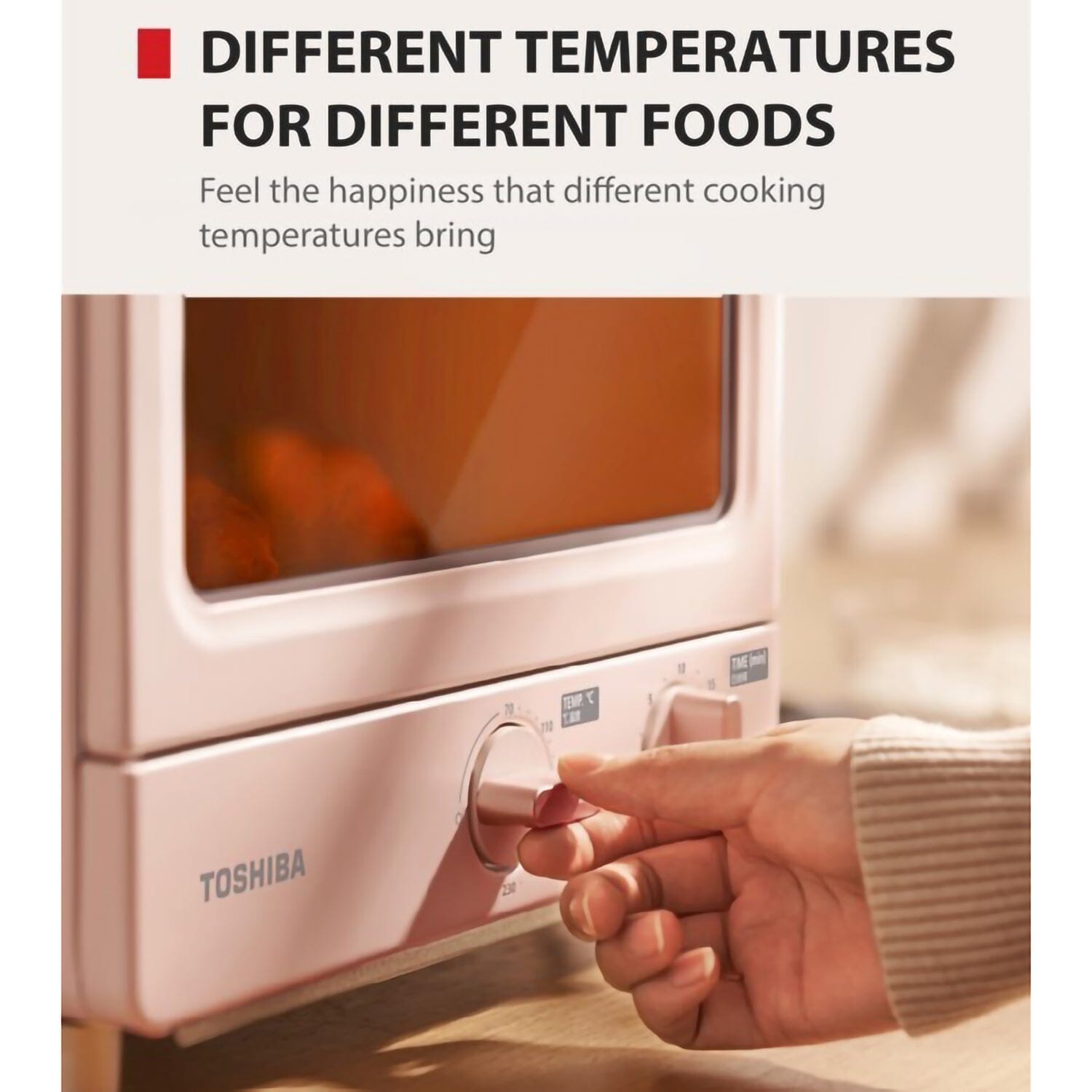 Toshiba 8L Quick Heating Toaster,Pink,ET-TD7080(PN) Toshiba 