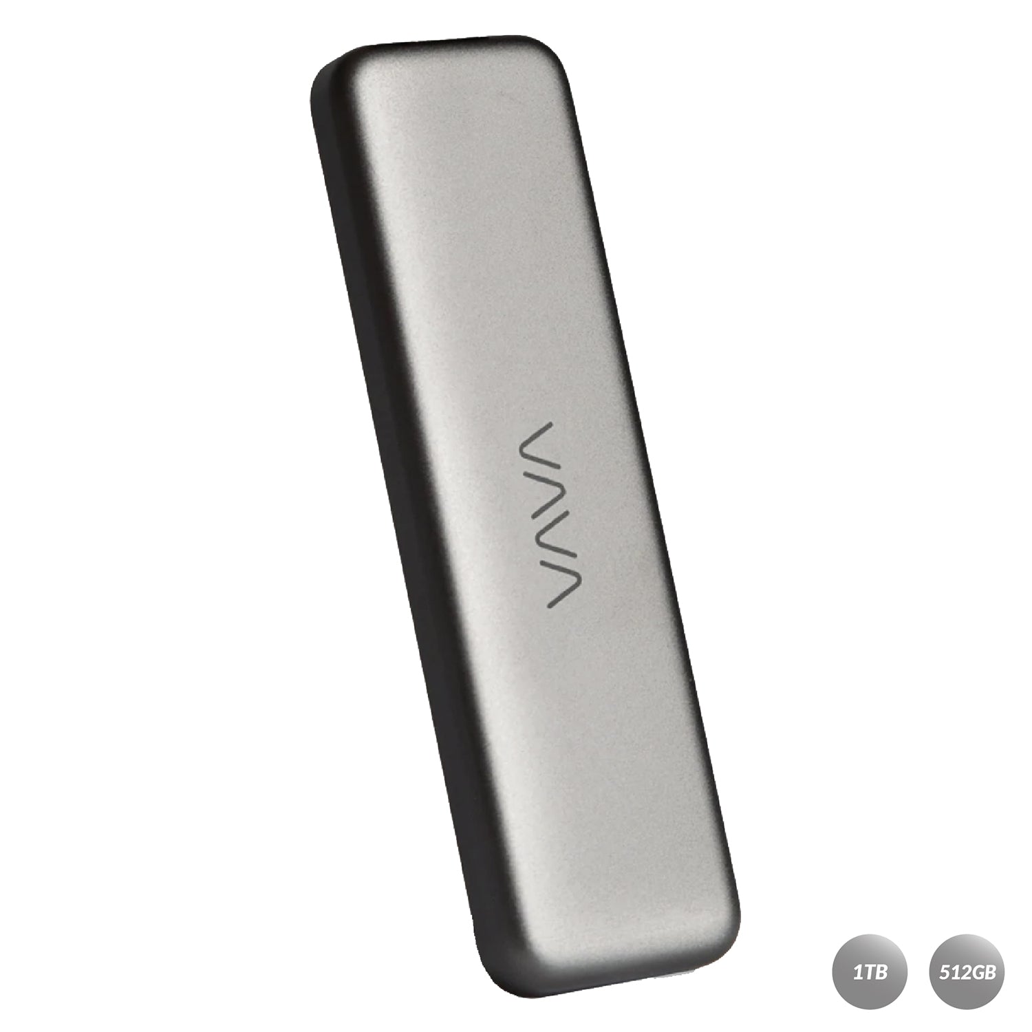 VAVA VA-UM003 Portable Mini External SSD Pro Hard Drive with 540MB/S Data Transfer, NAND Flash, USB 3.1 Gen 2 Interface, ATA Lock, Mini USB C Default VAVA 