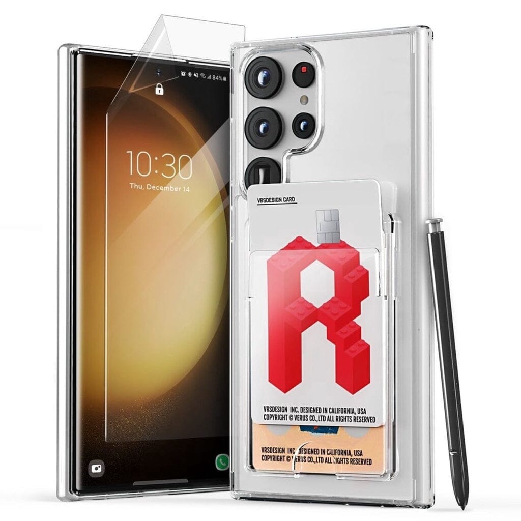 VRS Design Crystal Pickup Case For Samsung Galaxy S23 Ultra VRS Design Clear 