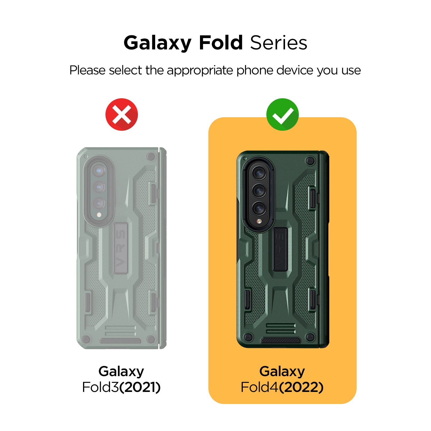 VRS Design Terra Guard Active Case for Samsung Galaxy Z Fold 4 Samsung Case VRS Design 