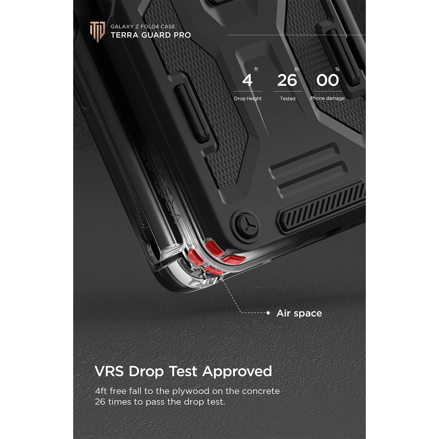 VRS Design Terra Guard Active Pro Case for Samsung Galaxy Z Fold 4 Samsung Case VRS Design 