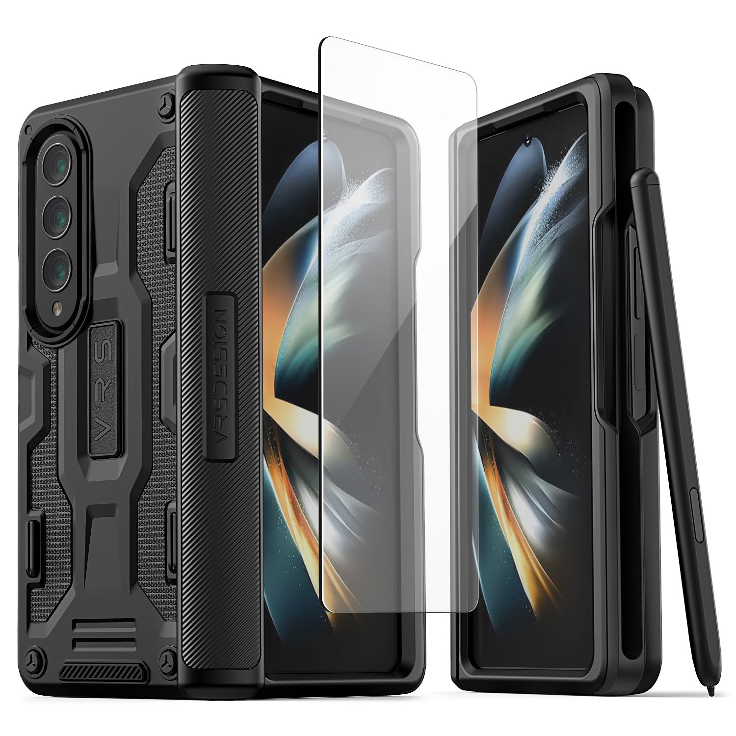 VRS Design Terra Guard Active Pro Case for Samsung Galaxy Z Fold 4 Samsung Case VRS Design Matte Black 