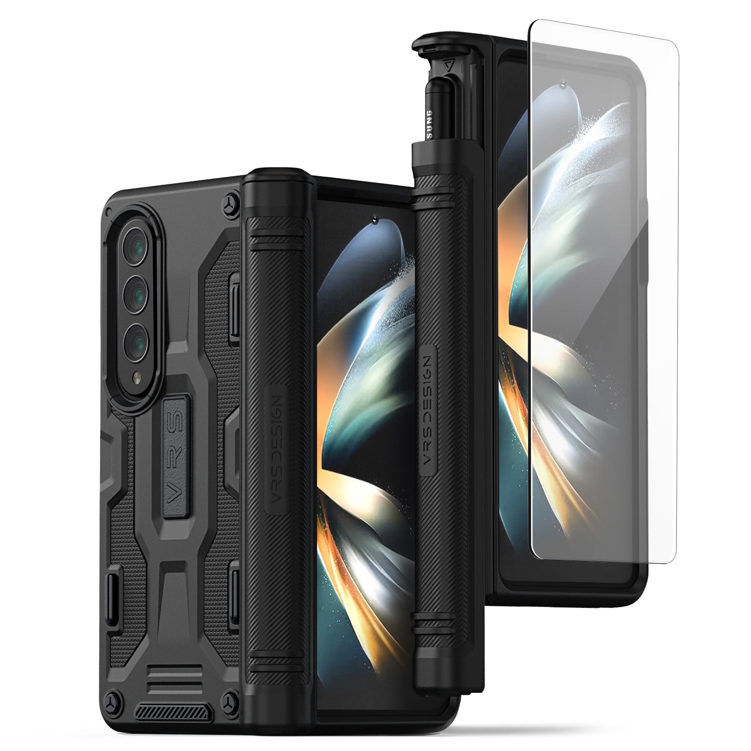 VRS Design Terra Guard Active S Case for Samsung Galaxy Z Fold 4 Samsung Case VRS Design Matte Black 