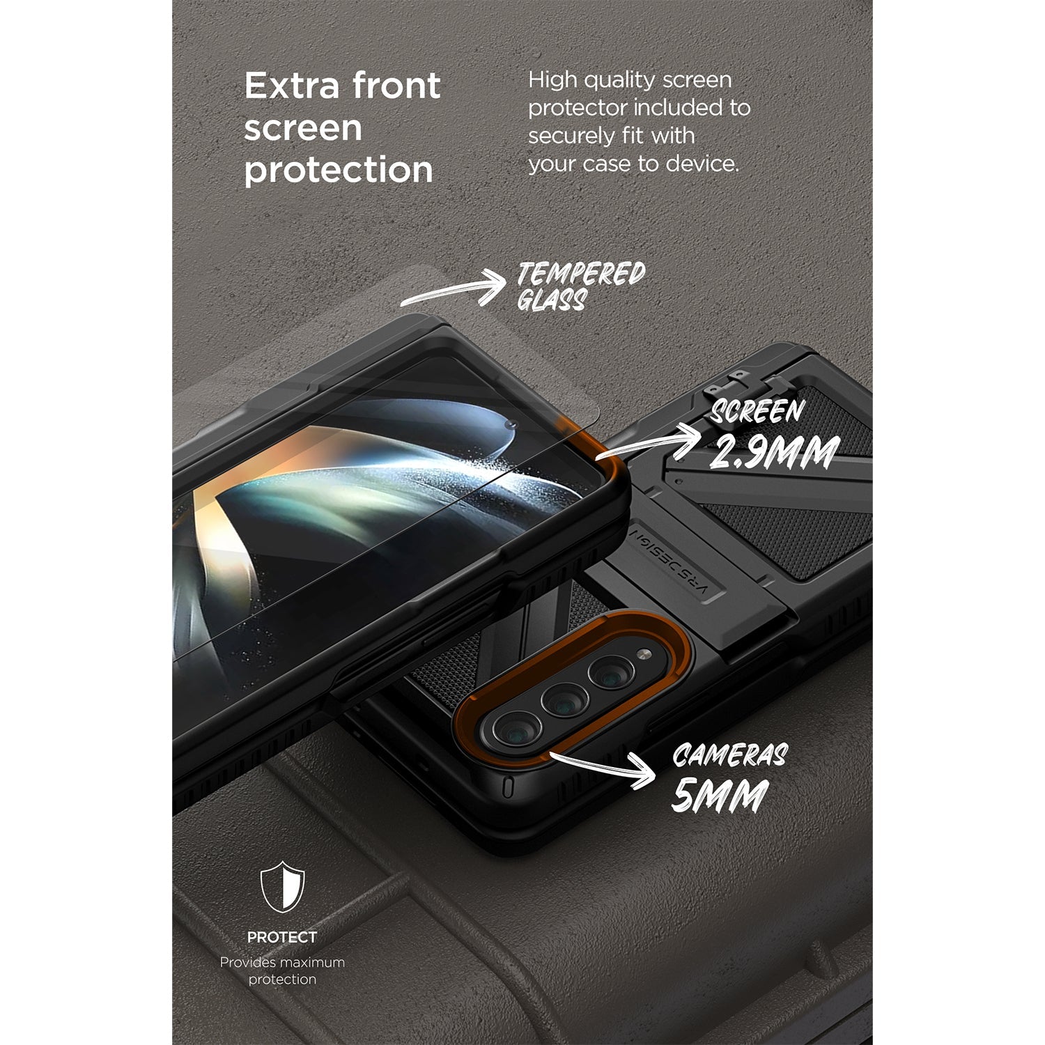 VRS Design Terra Guard Active Ultimate S Case for Samsung Galaxy Z Fold 4 Samsung Case VRS Design 