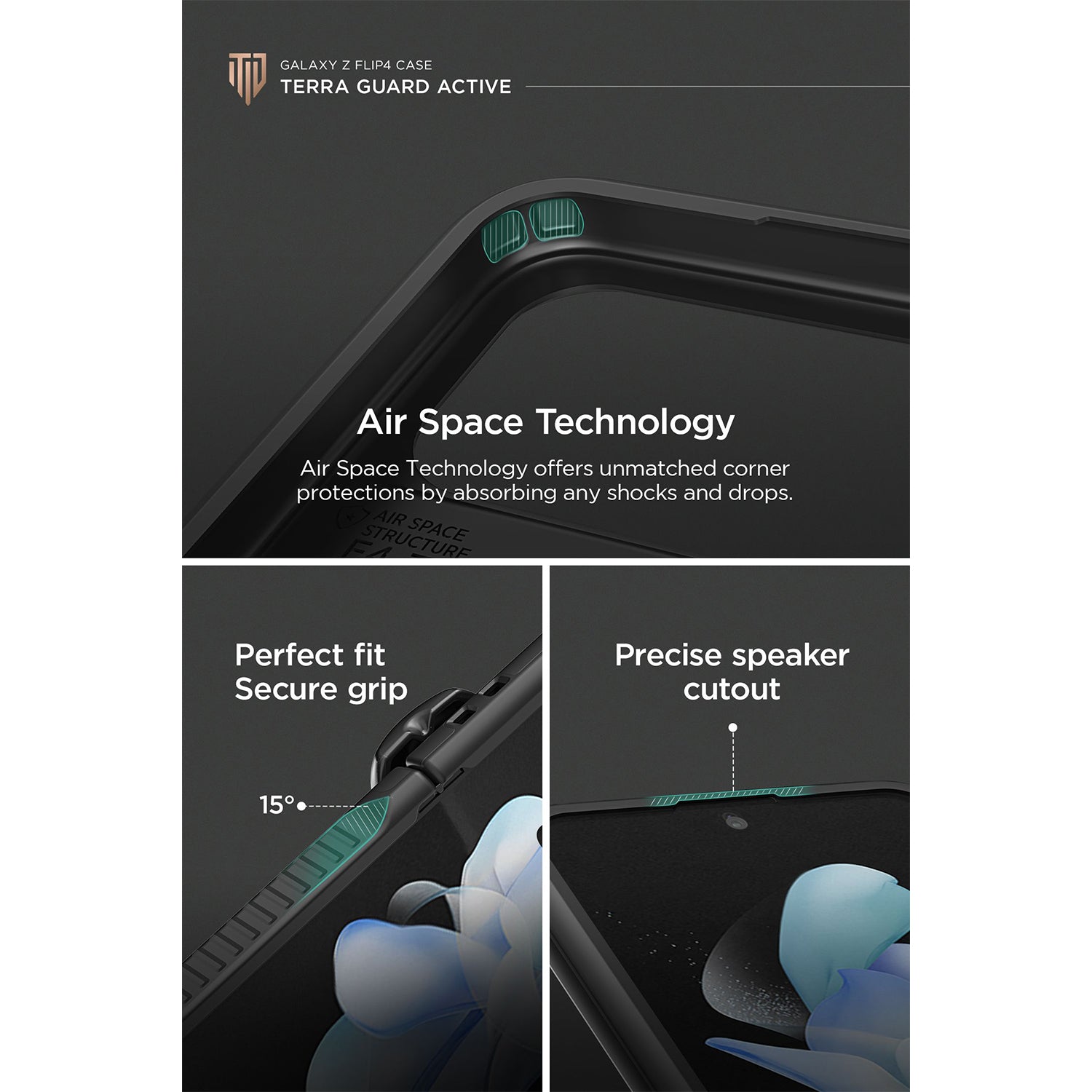 VRS Design Terra Guard Active with Multiclip Case for Samsung Galaxy Z Flip 4 Samsung Case VRS Design 