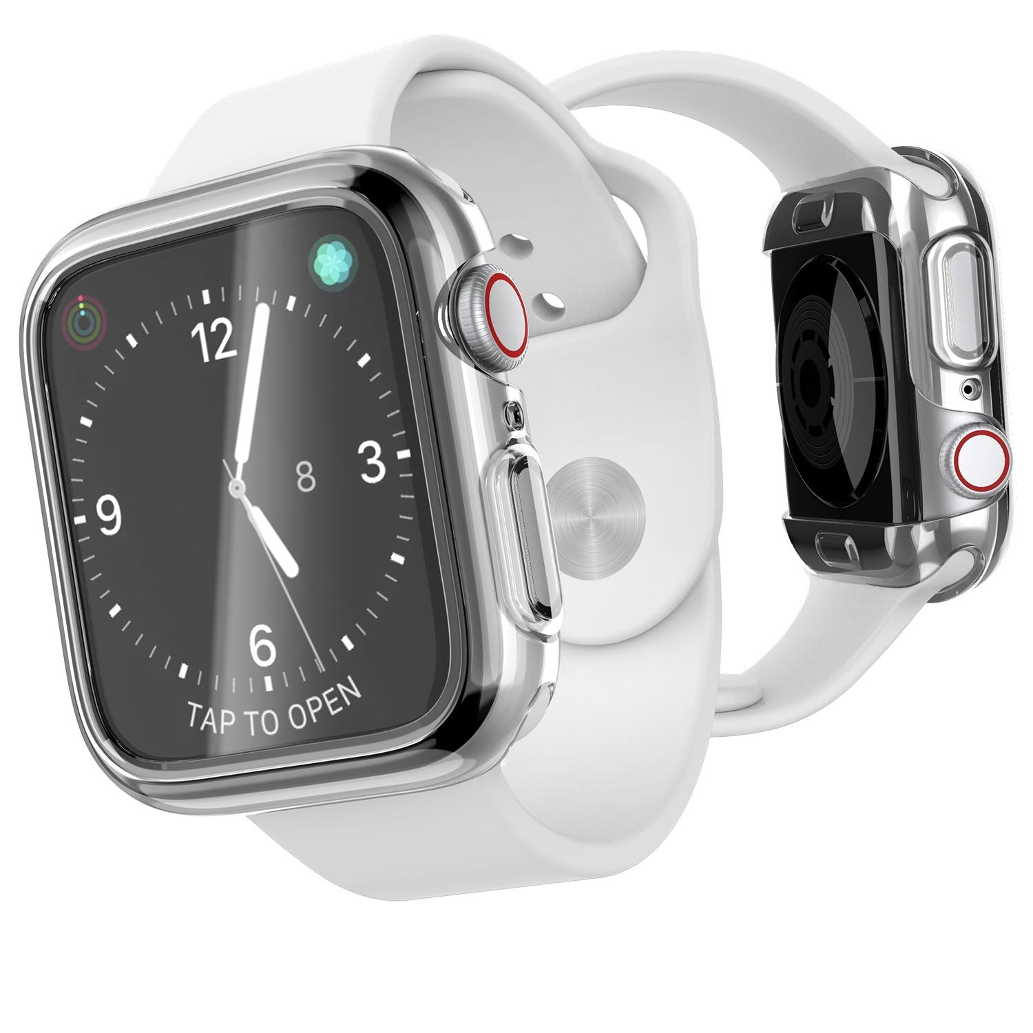 X-Doria Defense 360x Case for Apple Watch 41mm, Clear Apple Watch Case Xdoria Clear 